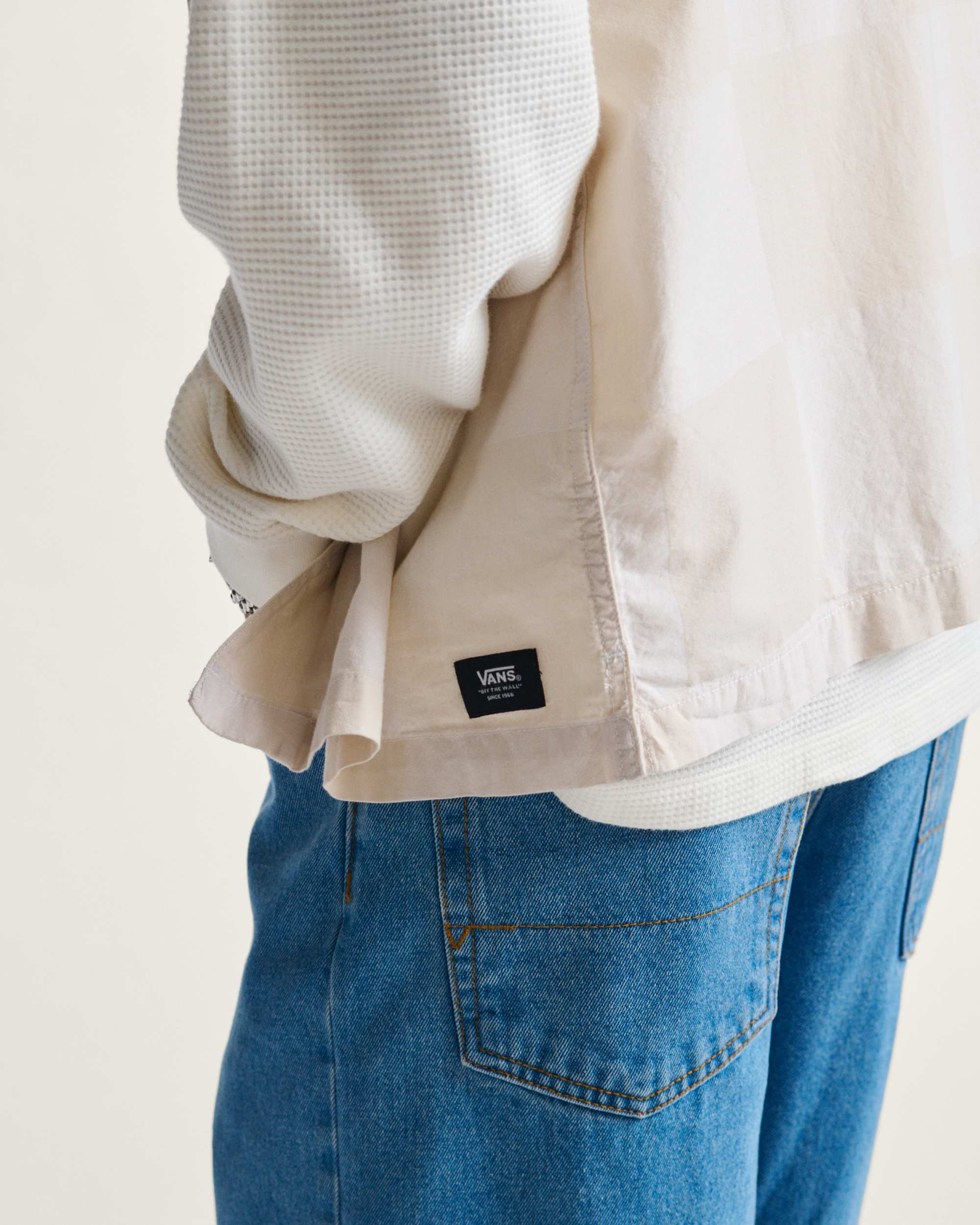 Chemise tisse Checkerboard Kessler VANS Blanc ALT5