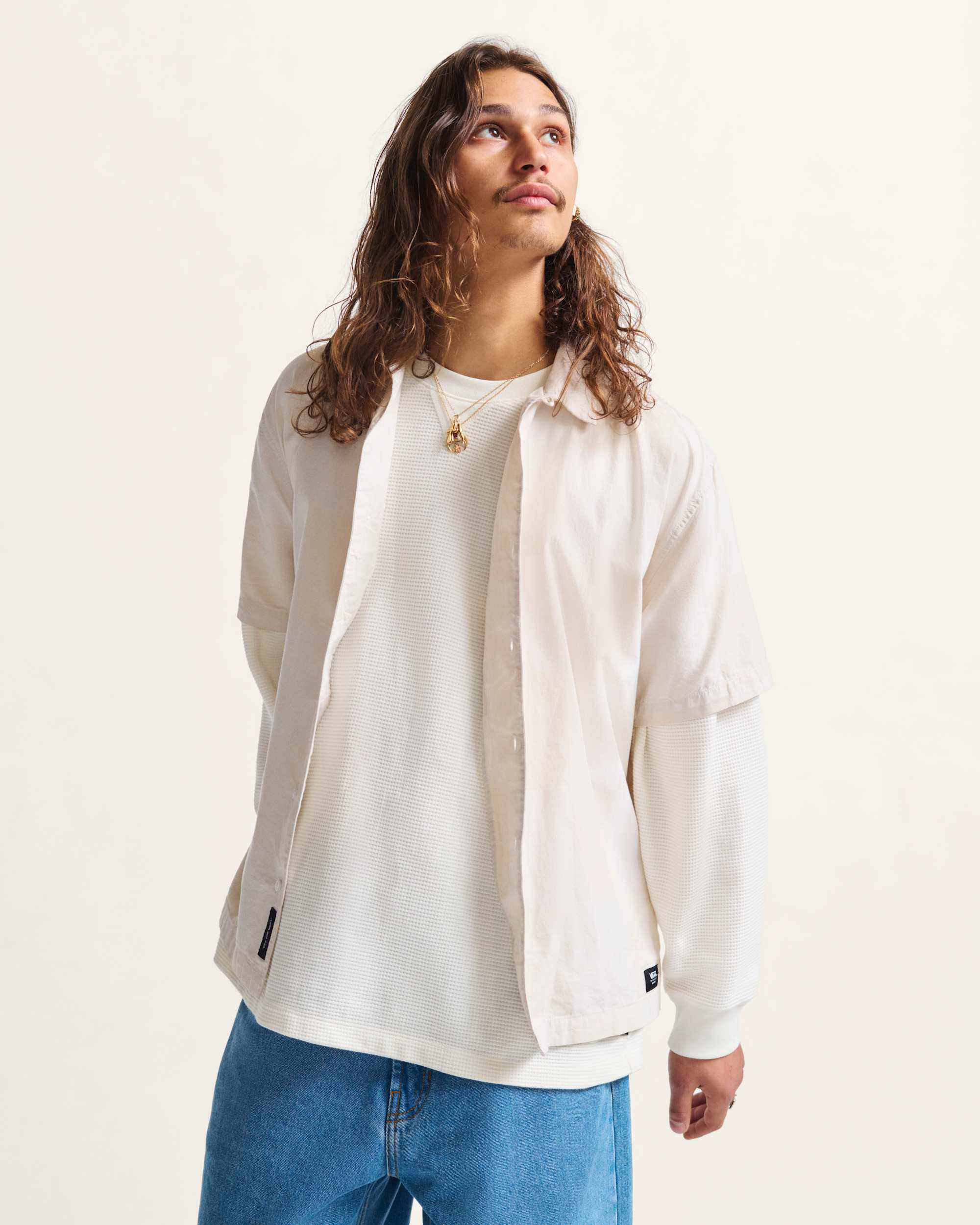 Chemise tisse Checkerboard Kessler VANS Blanc ALT2