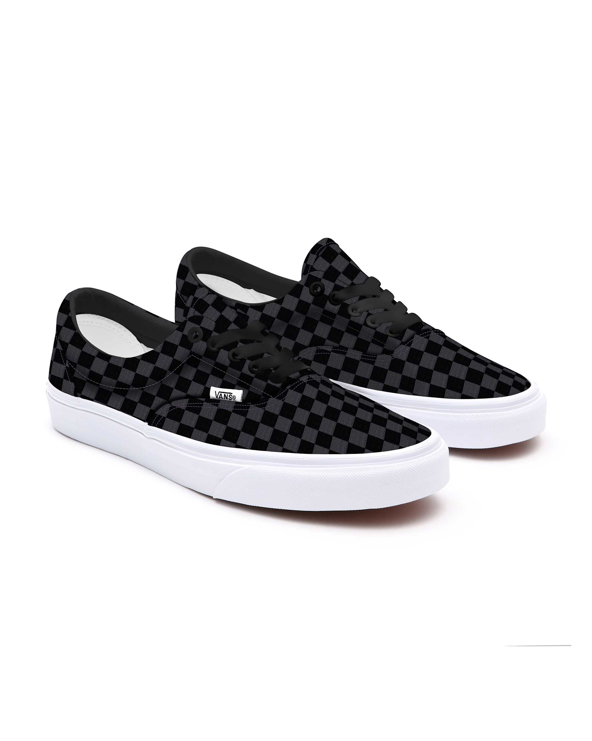 Personalisierbare Checkerboard Era VANS Grau HERO