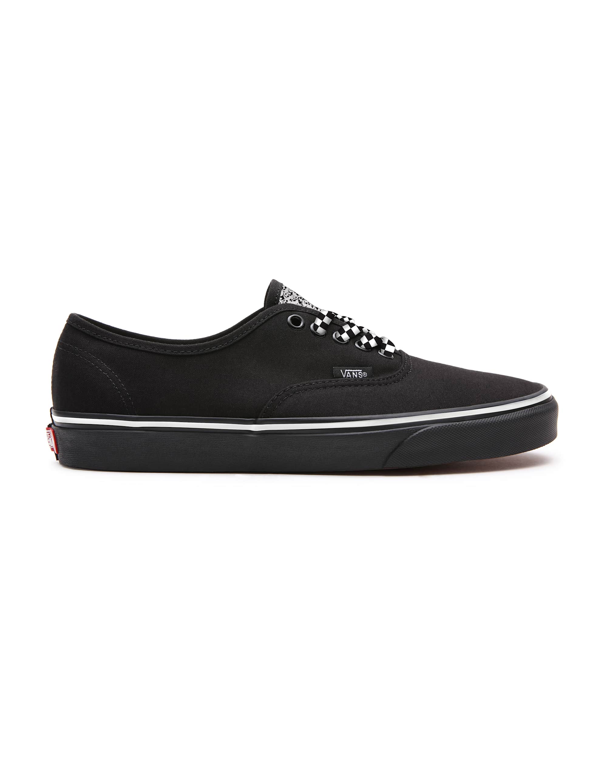 Personalisierbare Skulls Authentic VANS Schwarz ALT1