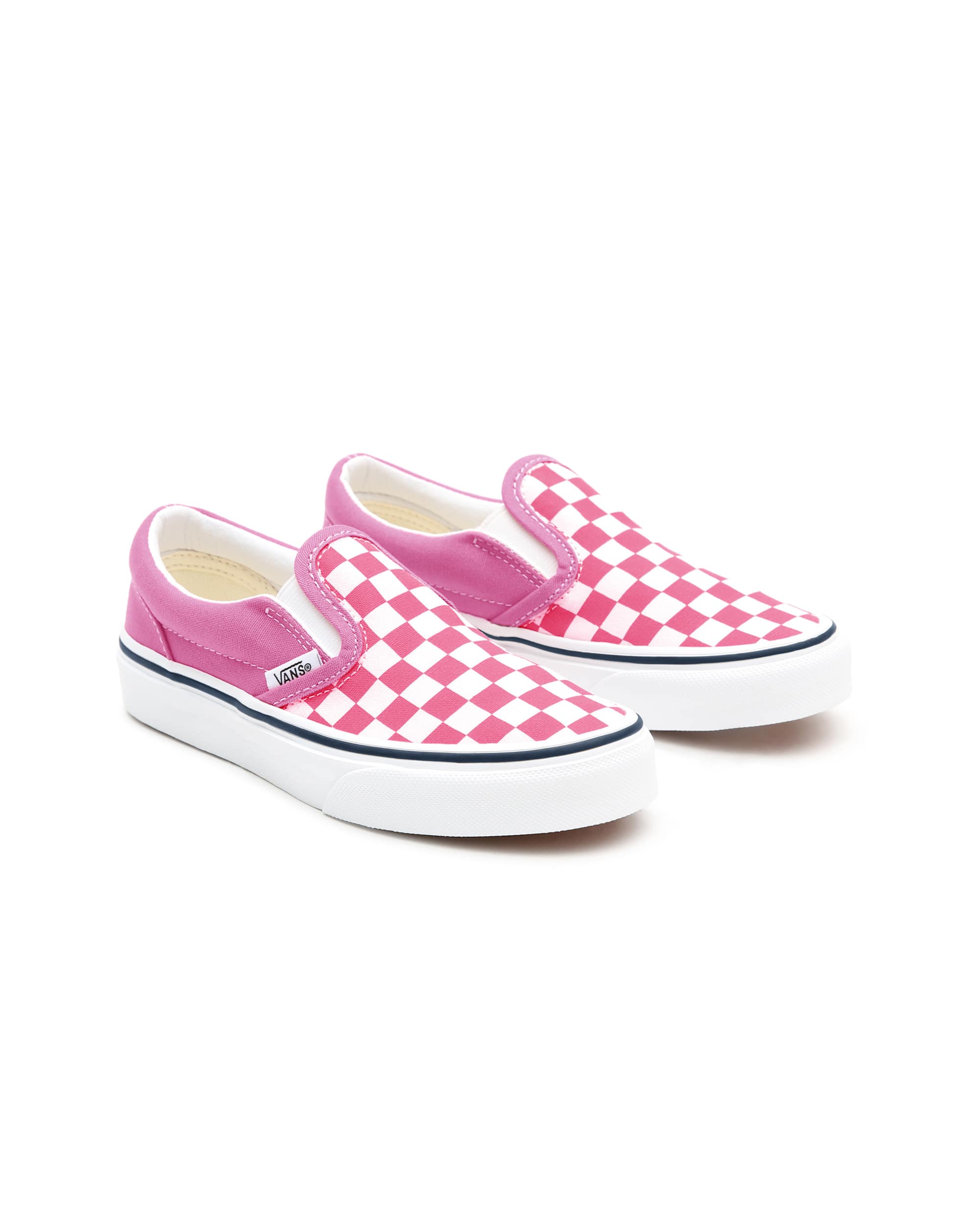 Kinder Personalisierbare Pink Checkerboard SlipOn Schuhe 48 Jahre VANS Rosa HERO