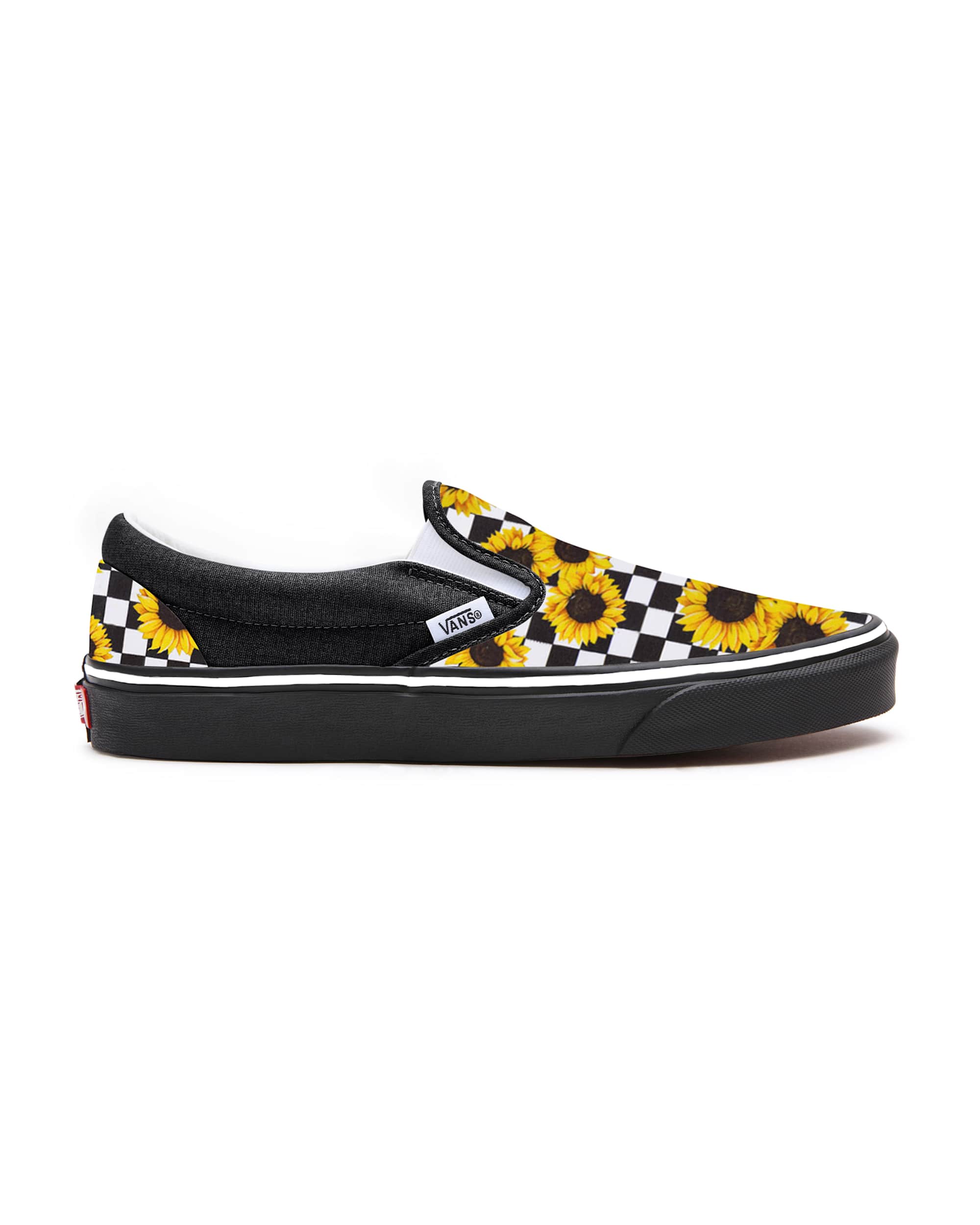 Personalisierbare Sunflowers SlipOn mit weiter Passform VANS Gelb ALT1