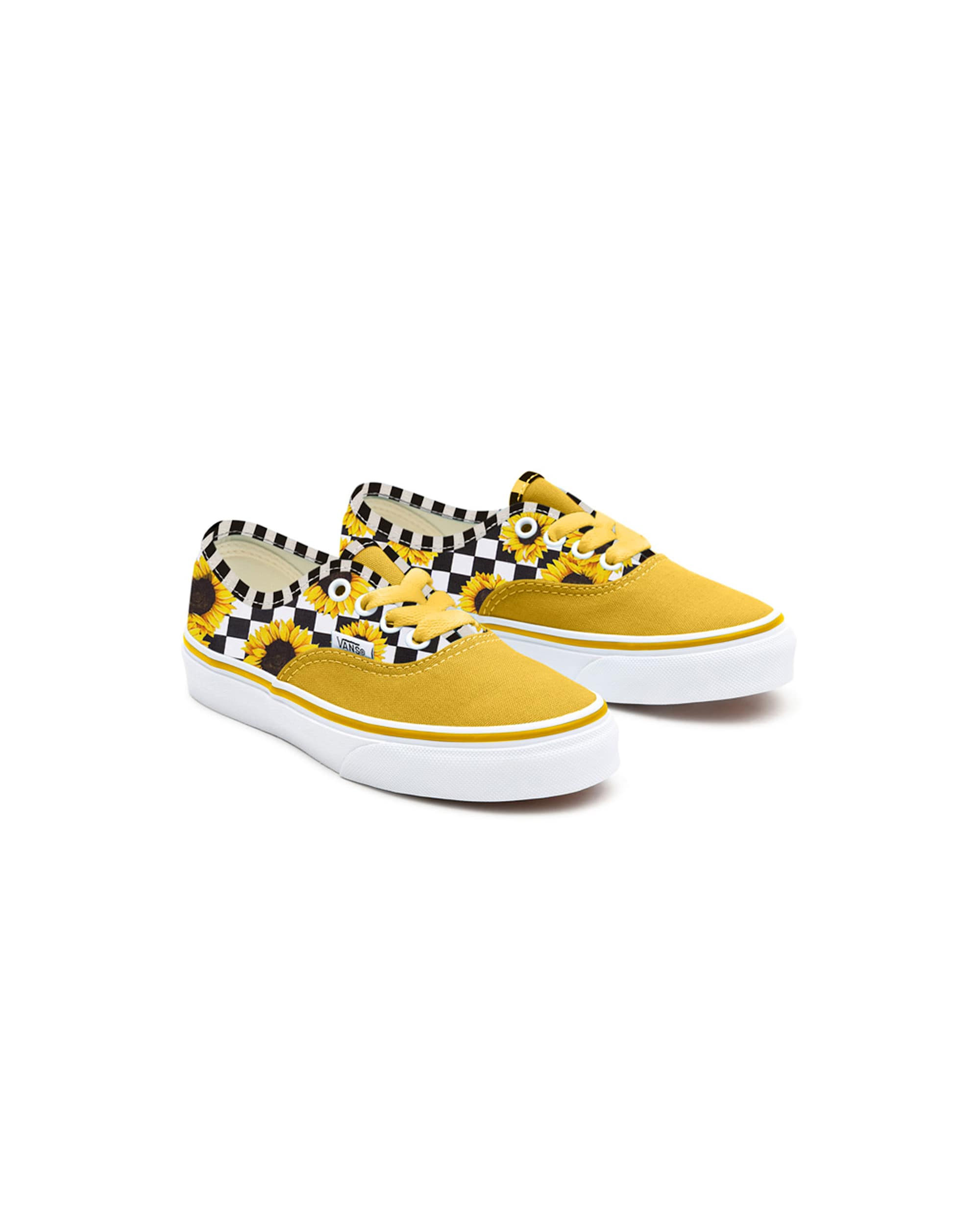 Kinder Personalisierbare Sunflowers Authentic Schuhe 48 Jahre VANS Gelb HERO