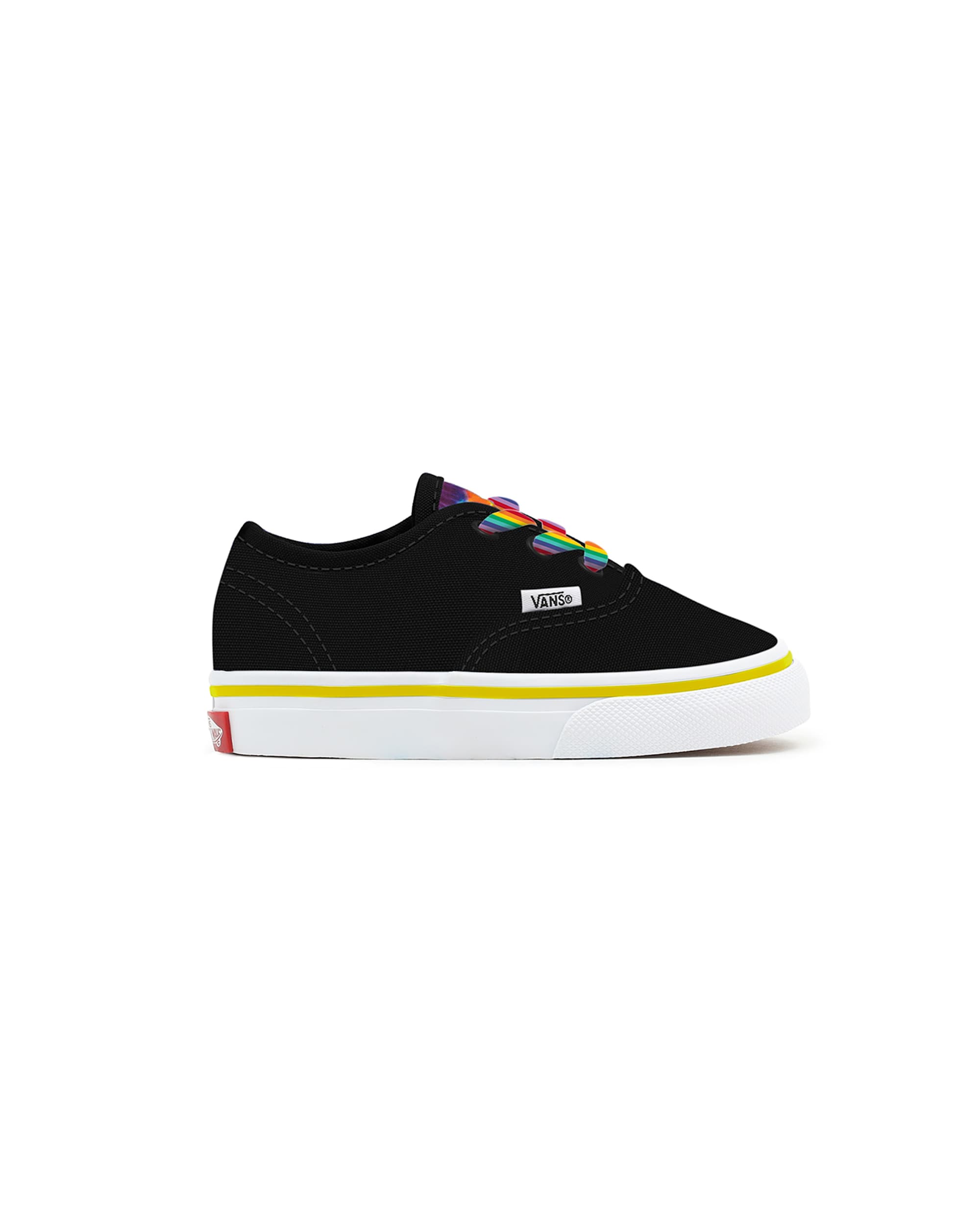 Kleinkinder Personalisierbare Rainbow Tie Dye Authentic Schuhe 14 Jahre VANS Schwarz ALT1