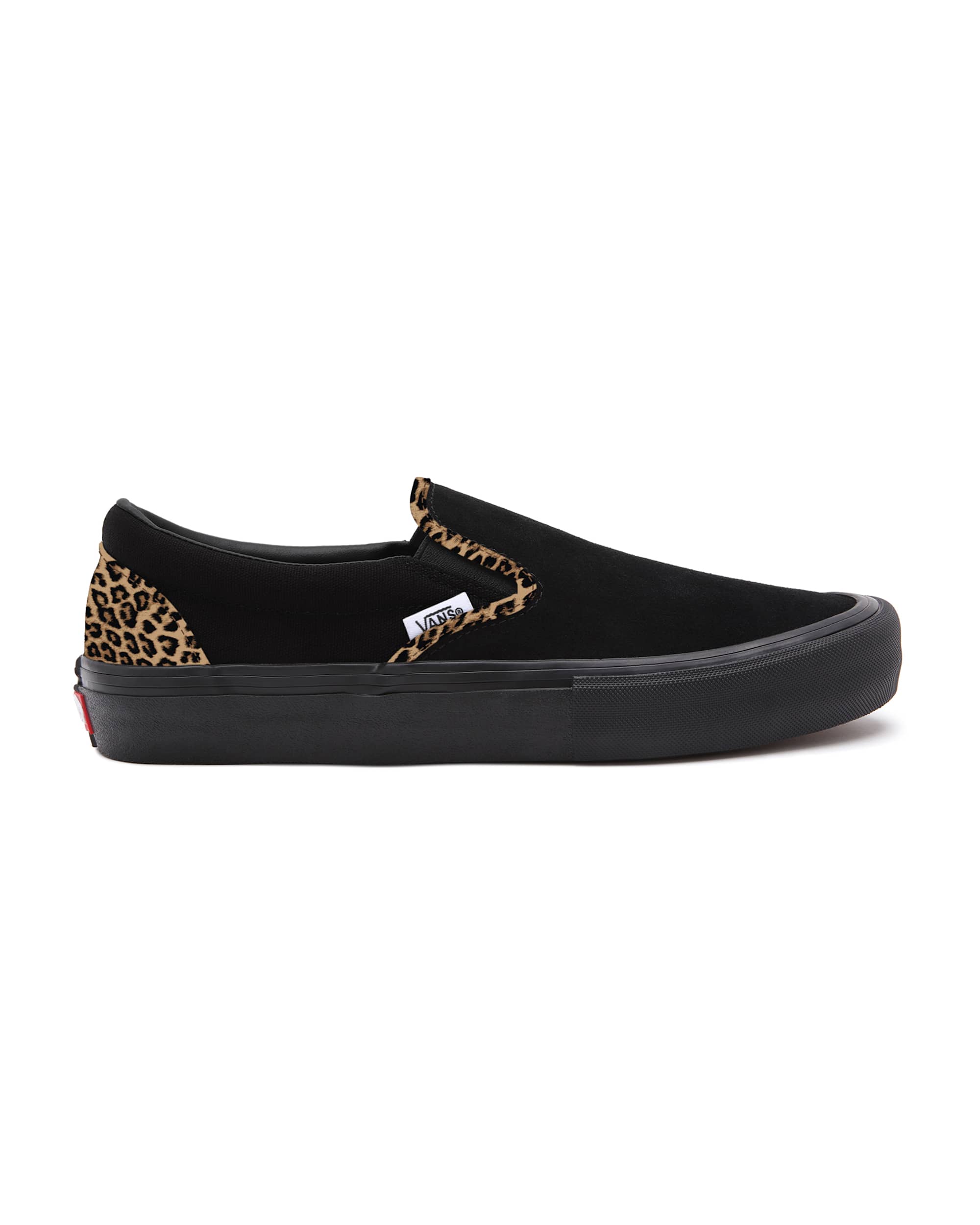Leopard SlipOn Personalisierbare VANS Schwarz ALT1