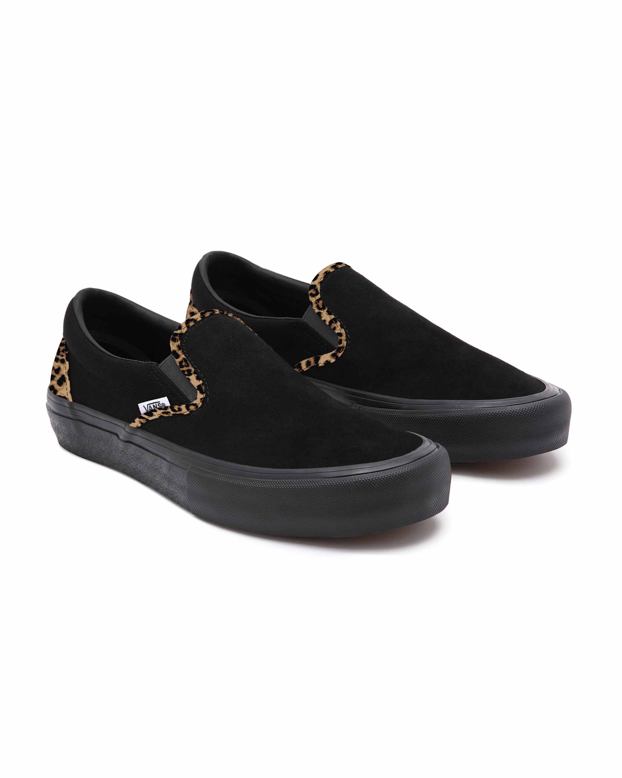 Leopard SlipOn Personalisierbare VANS Schwarz HERO