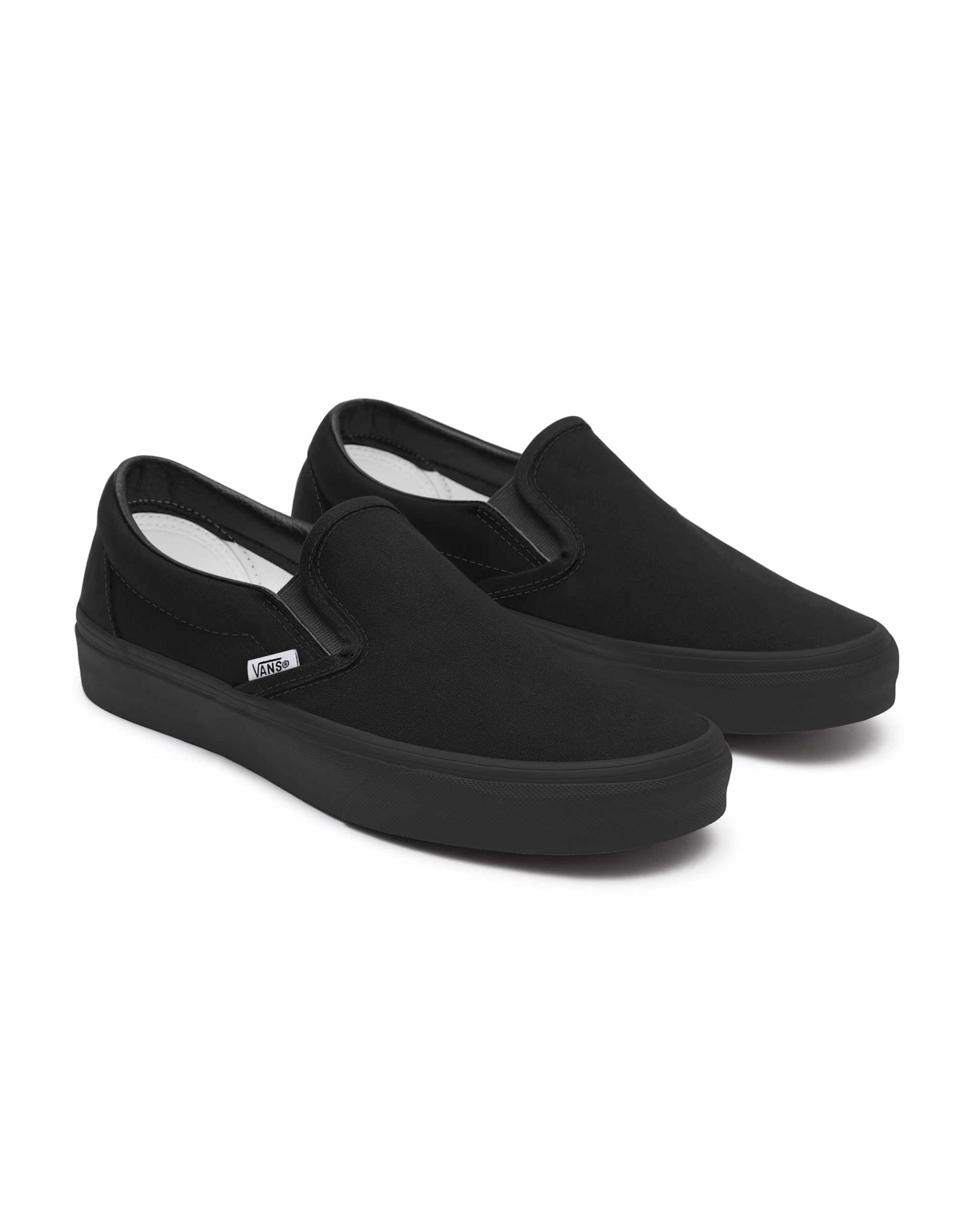 Personalisierbare Total Black SlipOn mit breiter Passform VANS Schwarz HERO