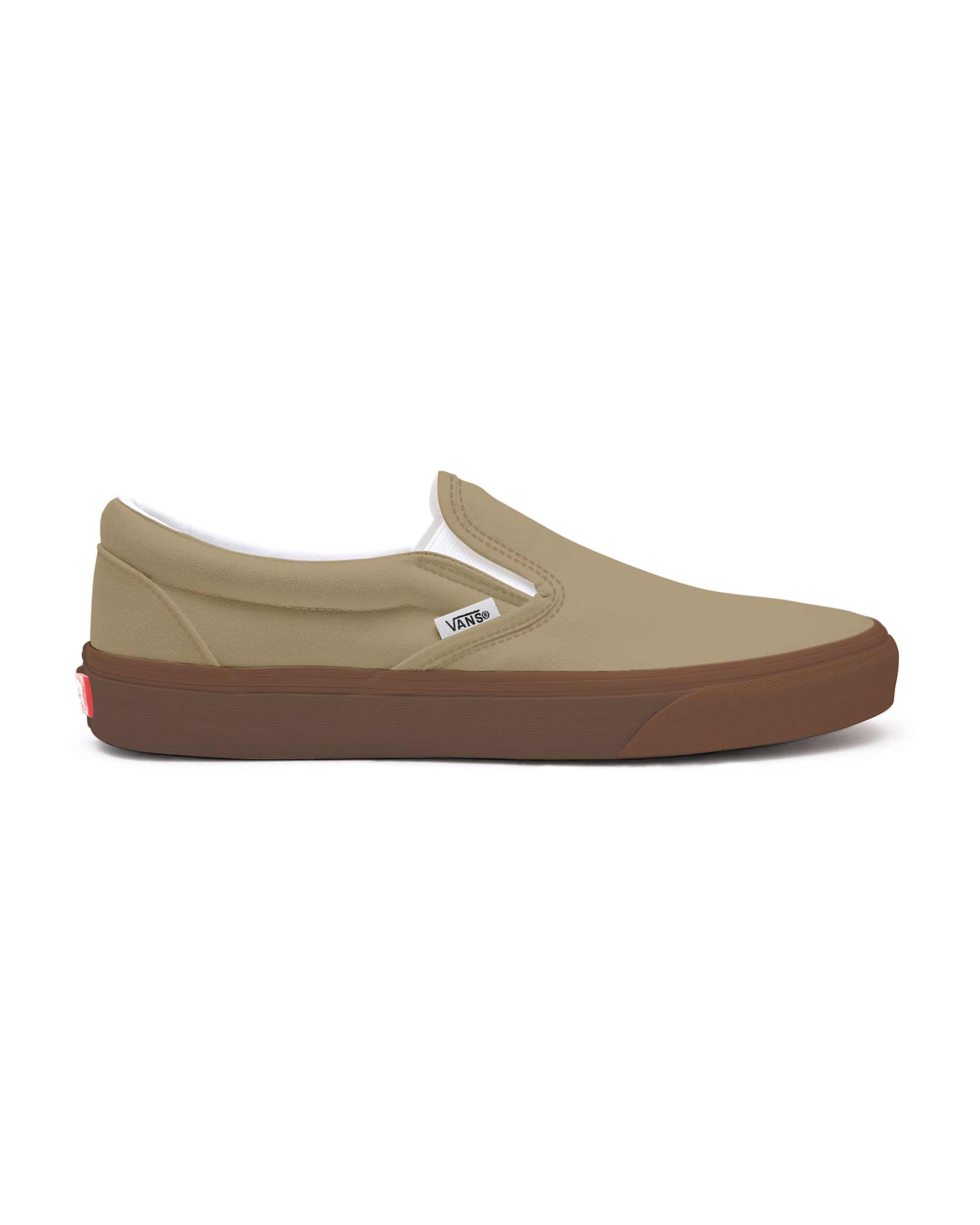 Personalisierbare Cornstalk Gum Sole SlipOn mit breiter Passform VANS Beige ALT1