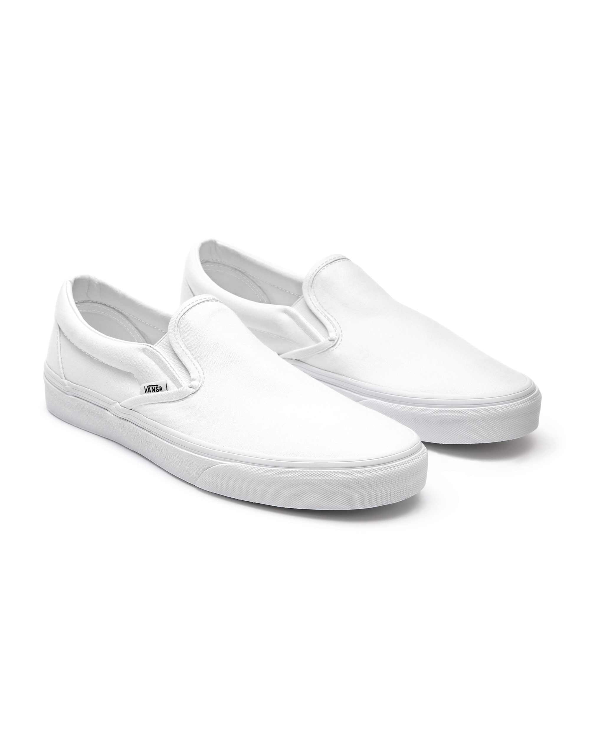 Personalisierbare Total White SlipOn mit breiter Passform VANS Wei HERO