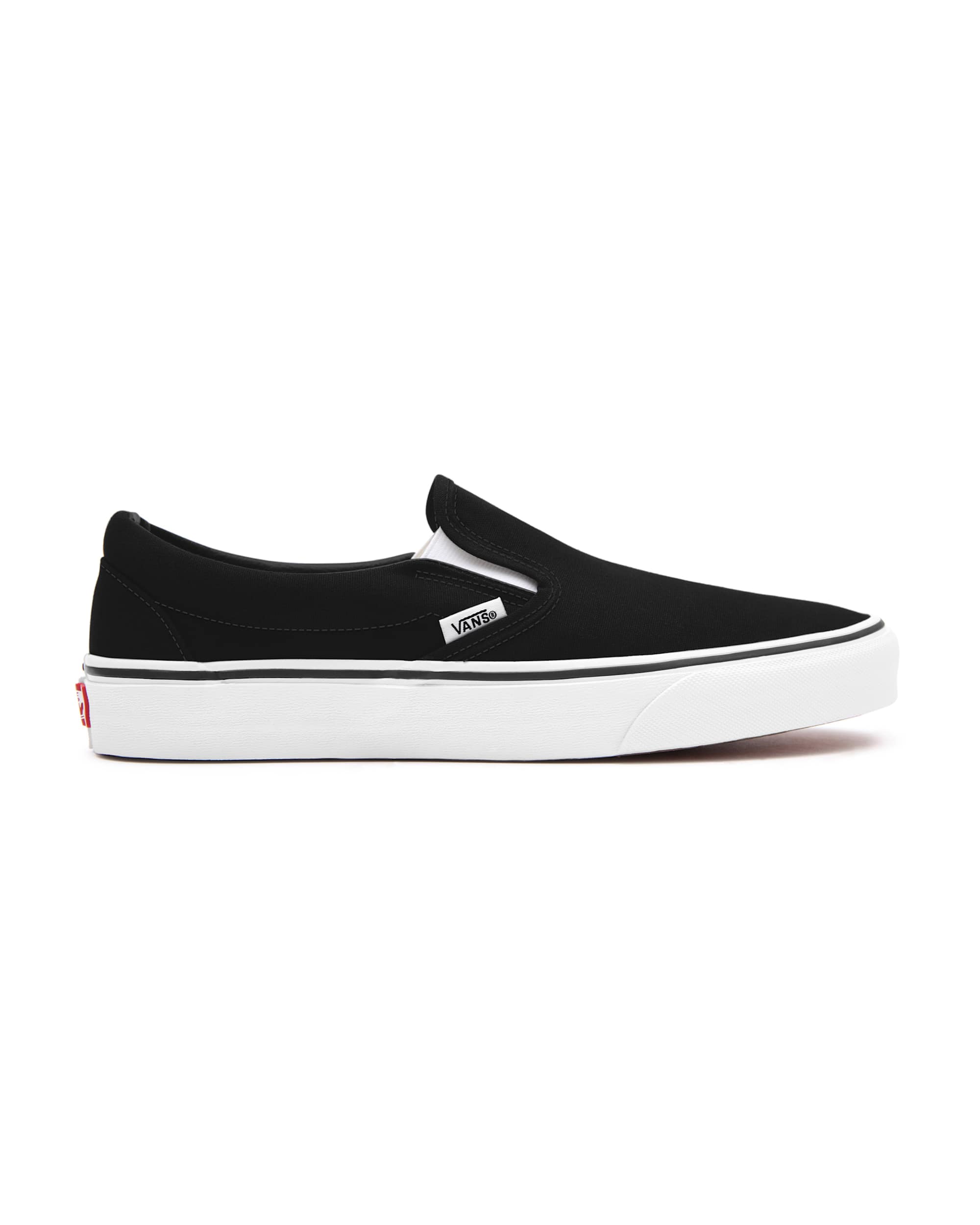 Personalisierbare Black SlipOn mit breiter Passform VANS Schwarz ALT1