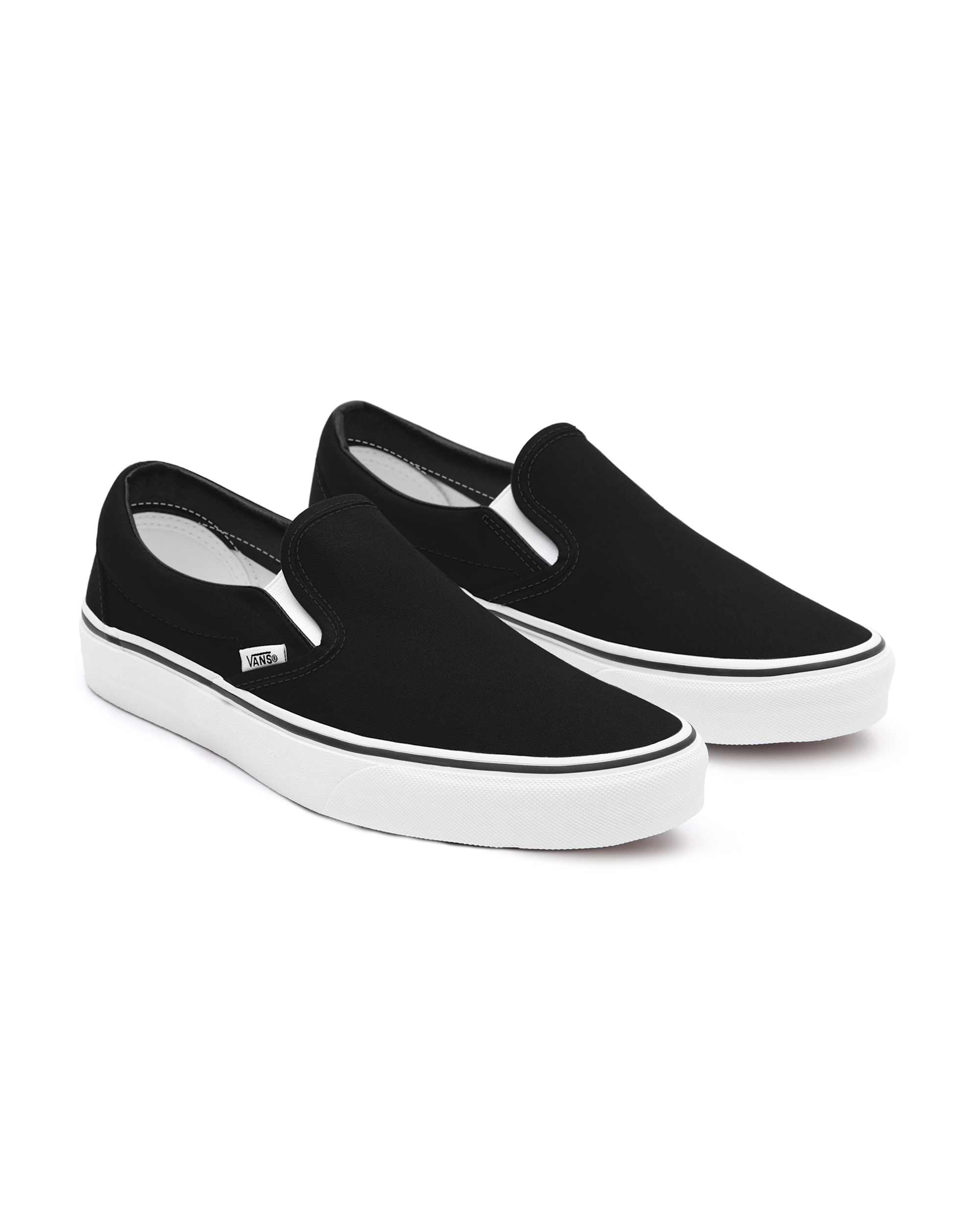 Personalisierbare Black SlipOn mit breiter Passform VANS Schwarz HERO