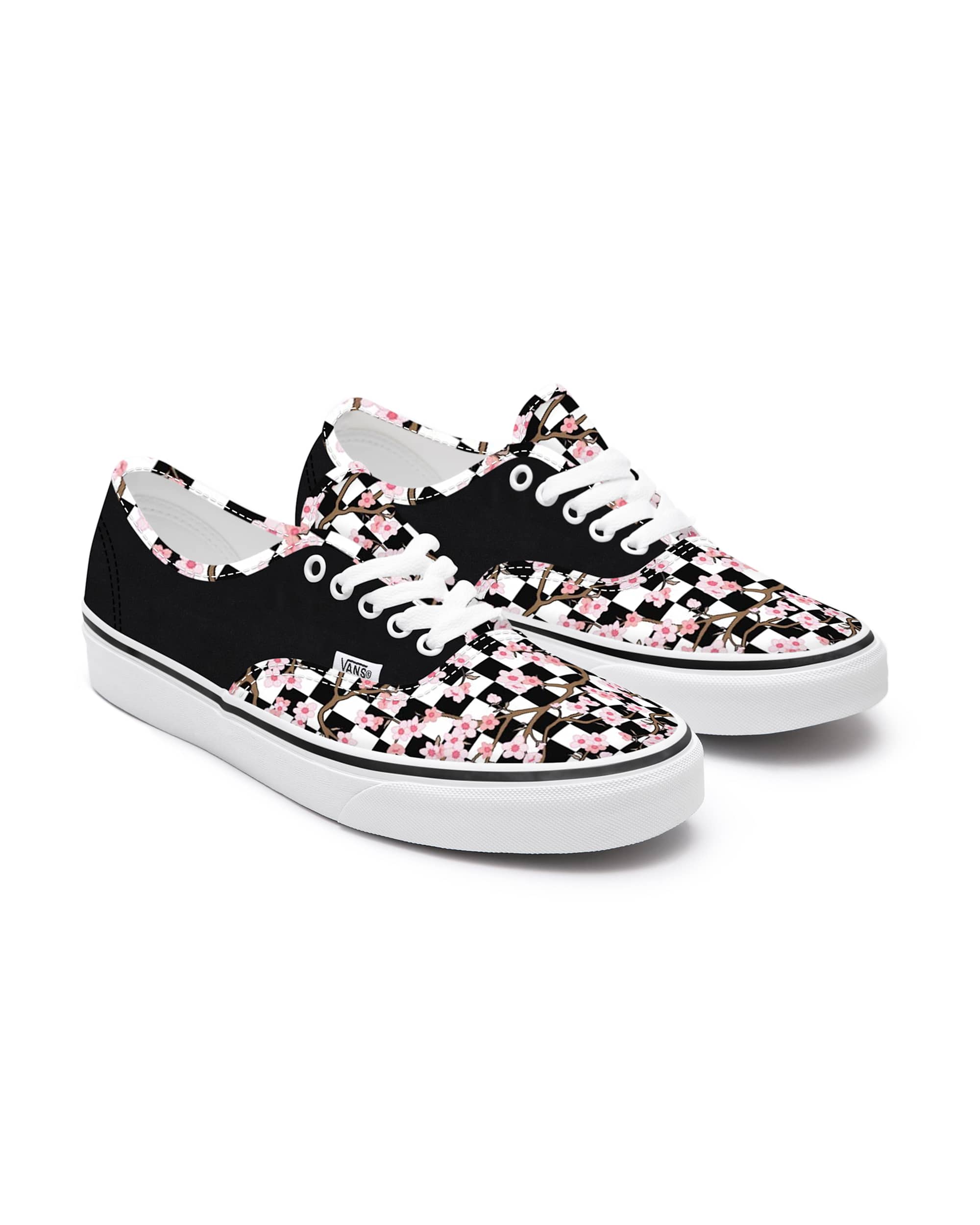 Personalisierbare Cherry Blossom Checkerboard Authentic mit breiter Passform VANS Multicolour HERO
