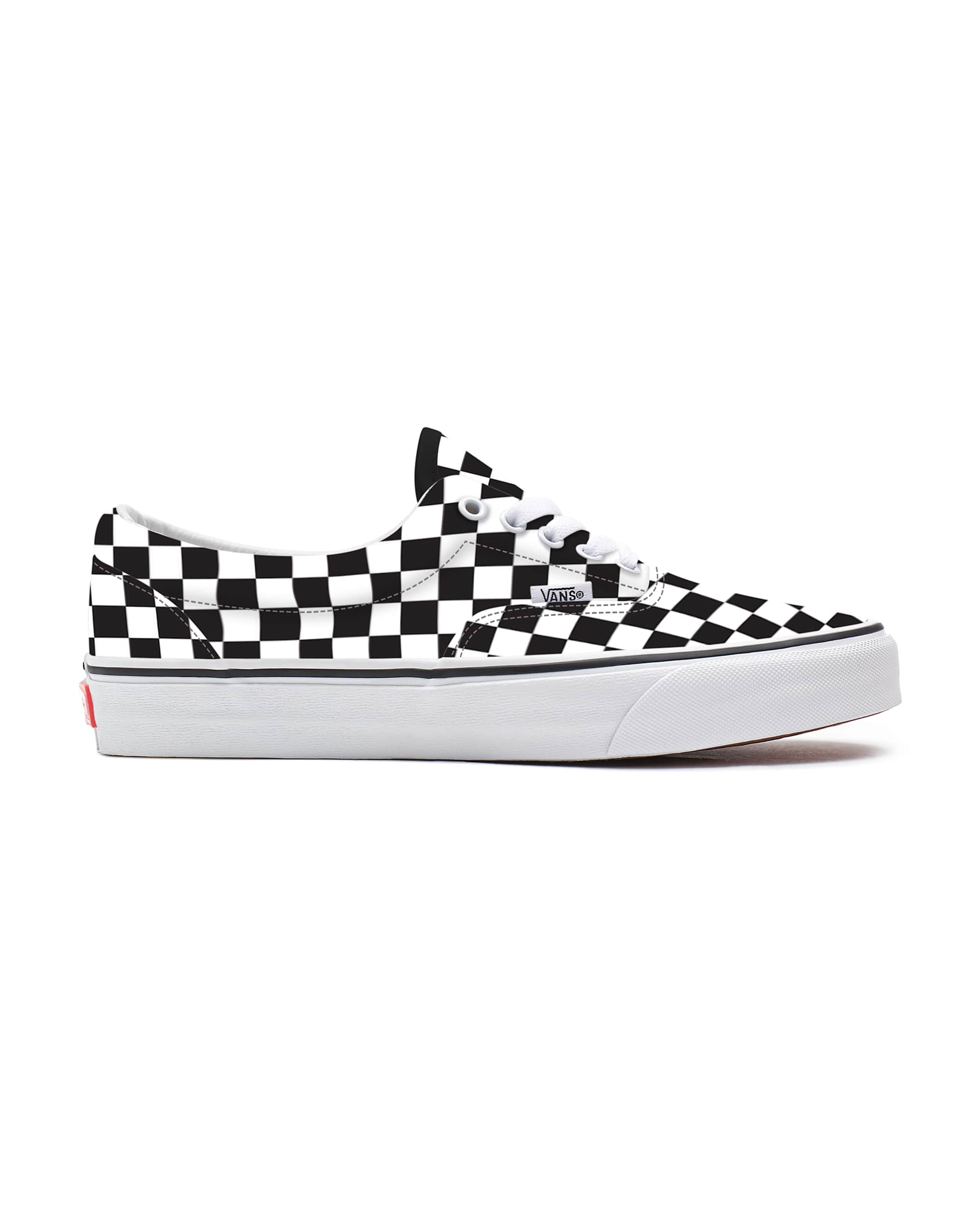 Personalisierbare Checkerboard Era mit breiter passform VANS Wei ALT1