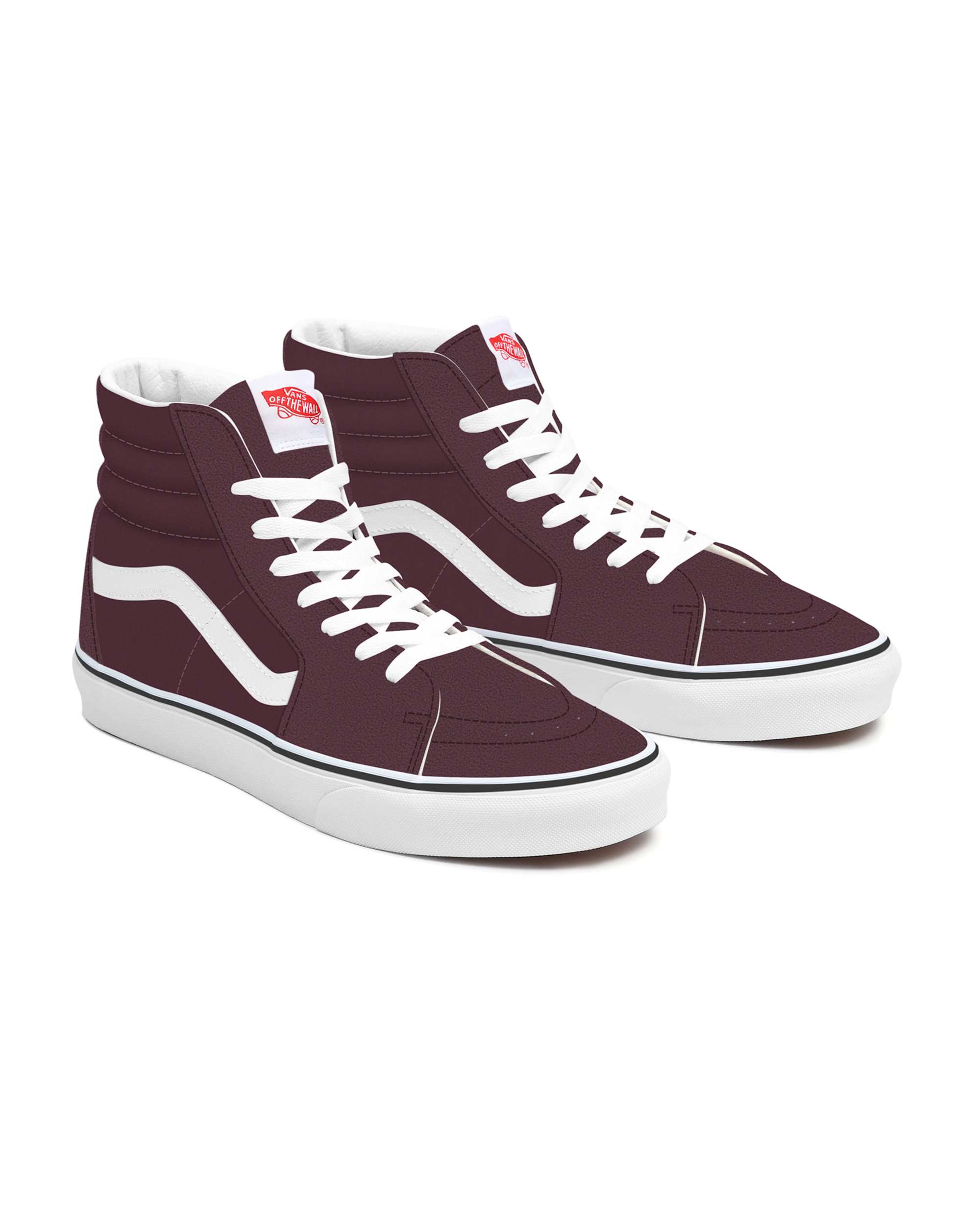 Personalisierbare Port Royale Sk8Hi mit breiter passform VANS Rot HERO
