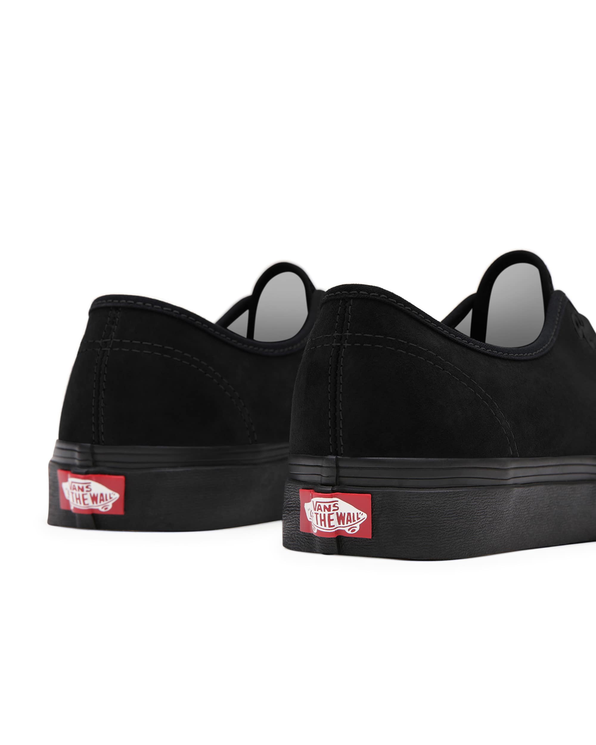 Kinder Personalisierbare Total Black Suede Authentic 48 Jahre VANS Schwarz ALT2
