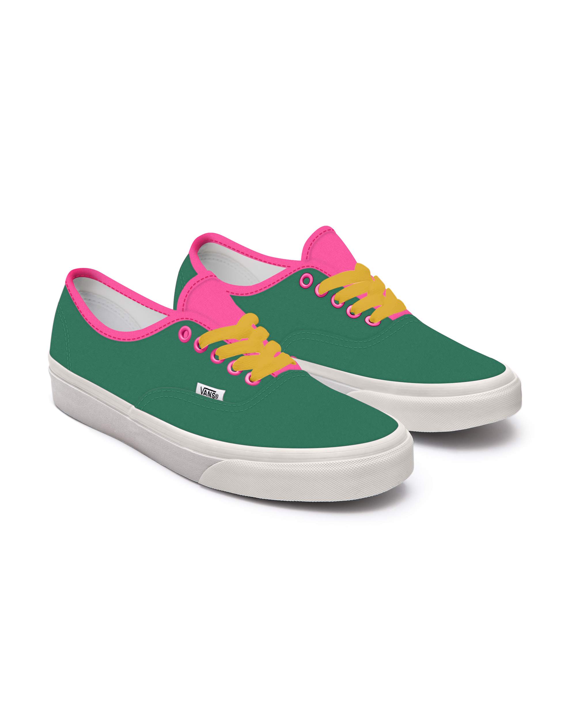 Personalisierbare Clashing Colours  Ultramarine Green and Neon Pink Authentic VANS Grn HERO