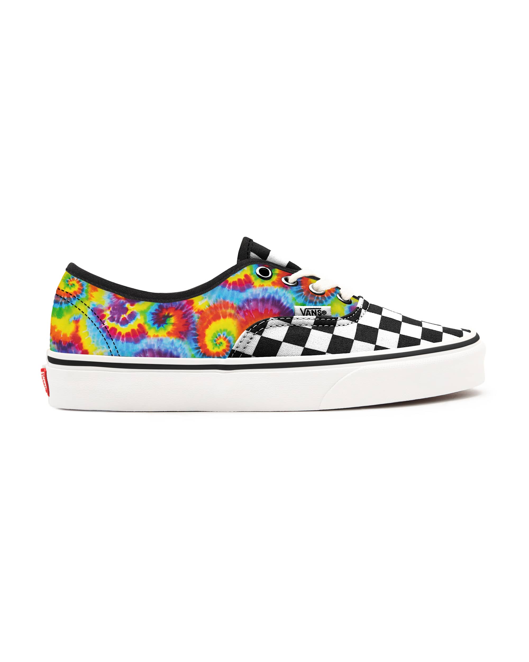 Personalisierbare Tie Dye Checkerboard Authentic VANS Multicolour ALT1