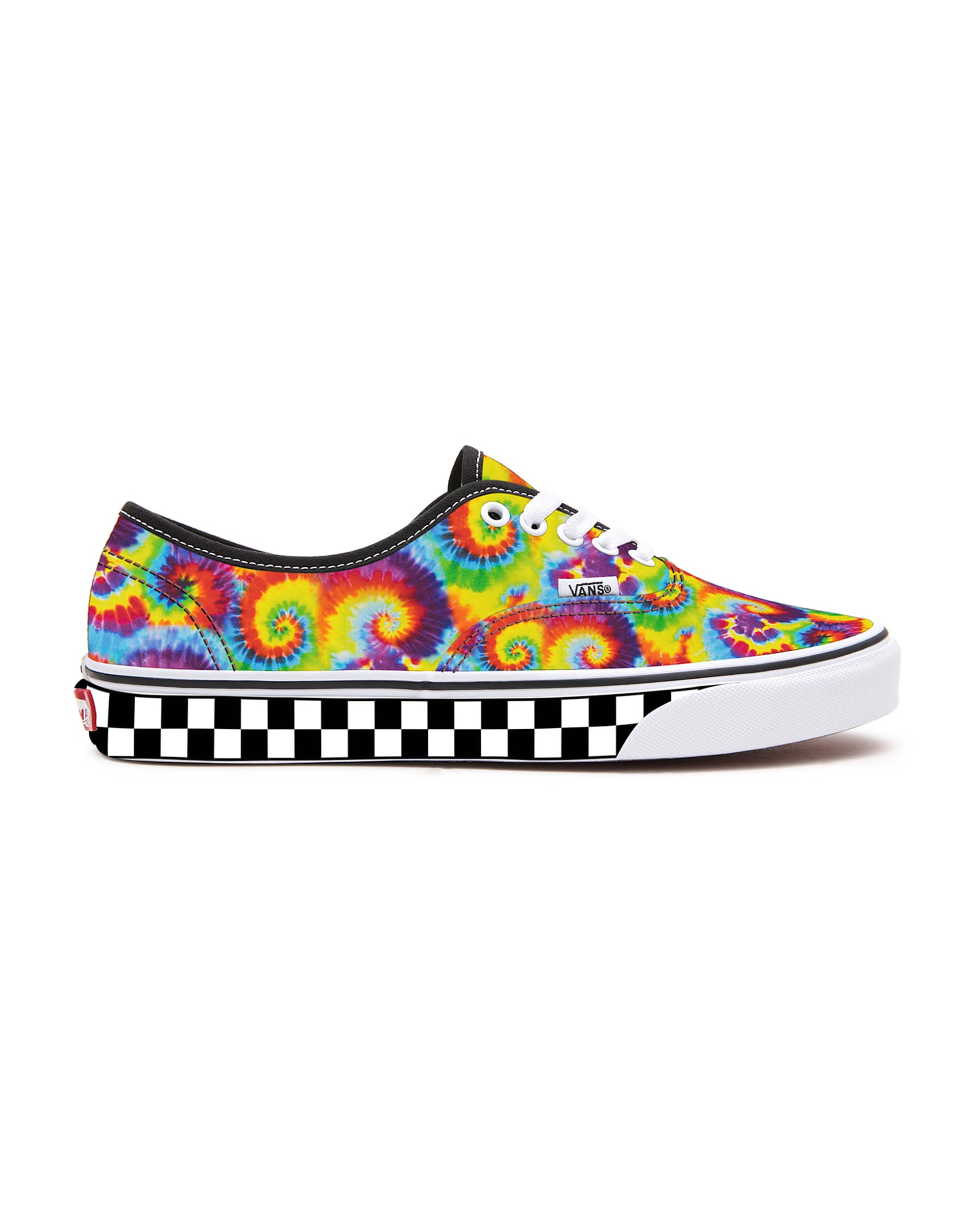 Personalisierbare Rainbow Tie Dye Authentic VANS Multicolour ALT1