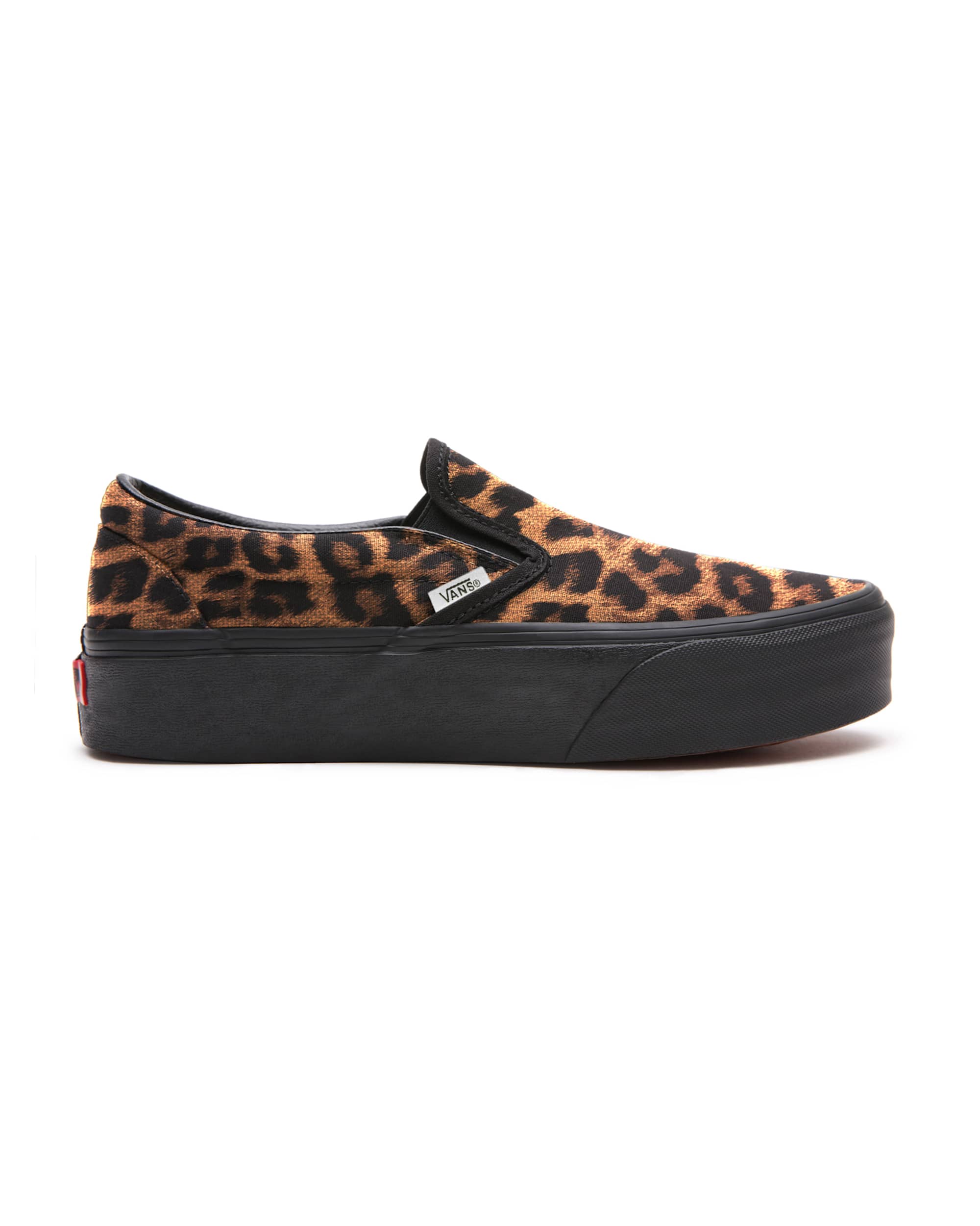 Personalisierbare Leopard SlipOn Platform VANS Braun ALT1