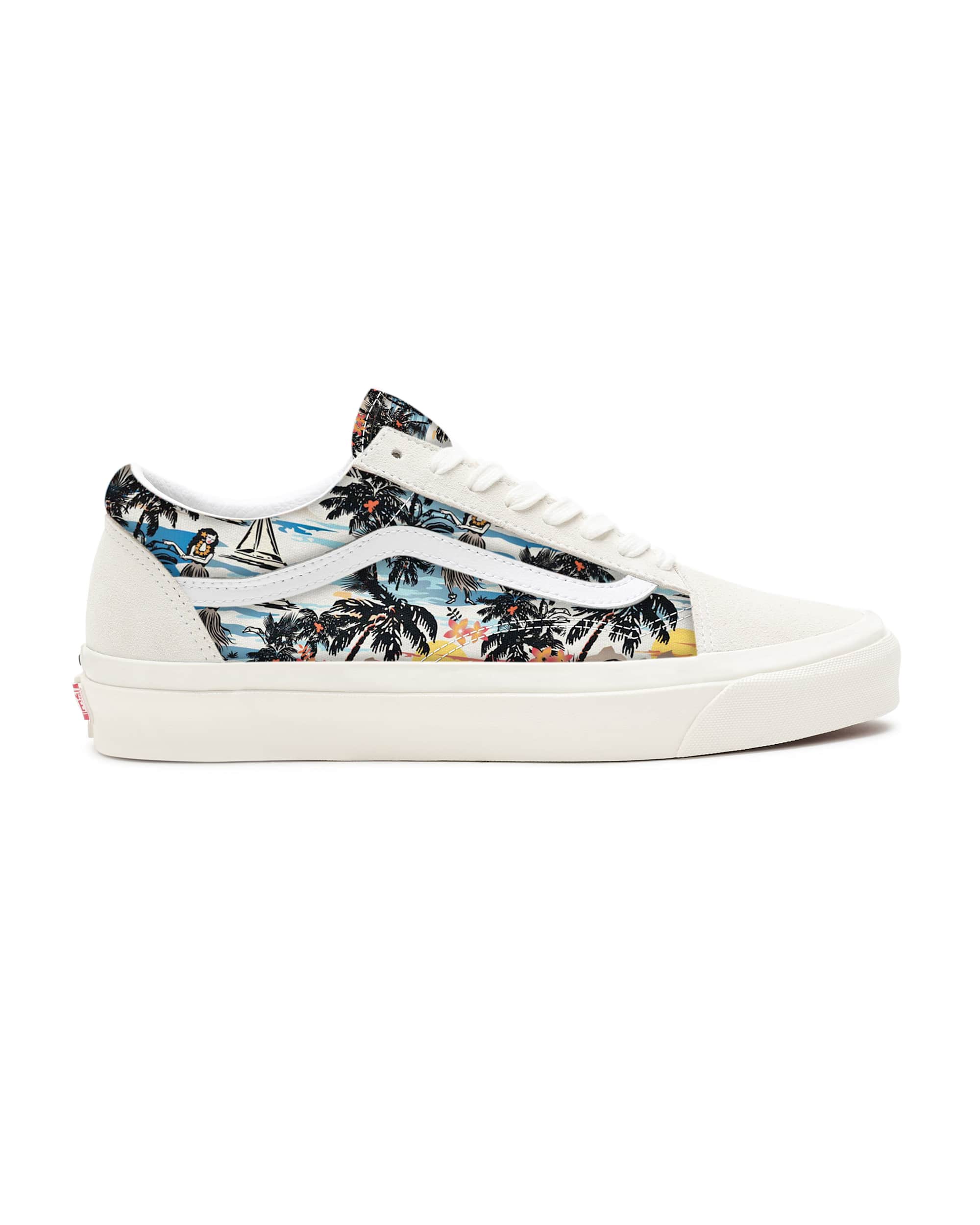 Personalisierbare Aloha Old Skool VANS Wei ALT1