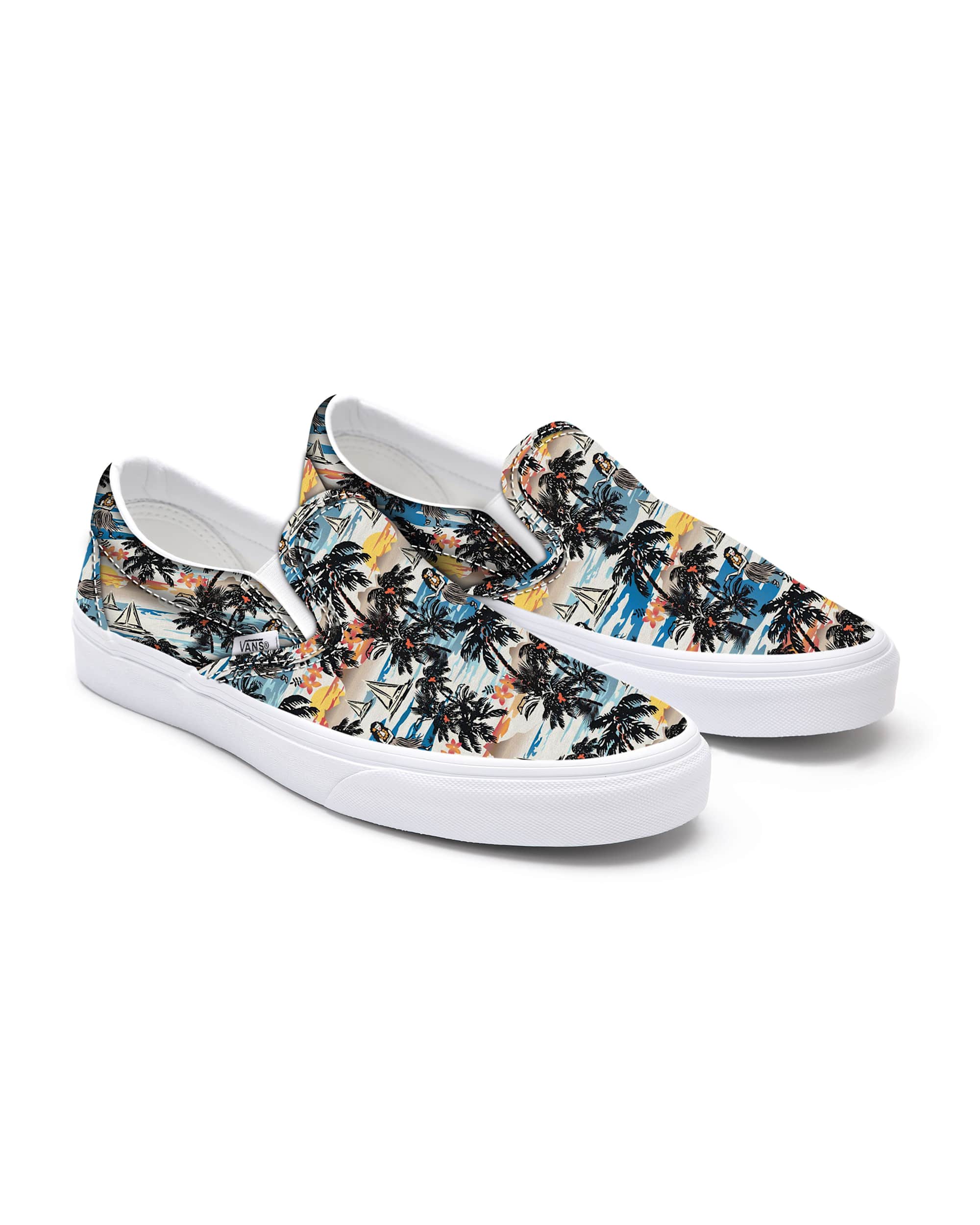Personalisierbare Aloha SlipOn VANS Multicolour HERO