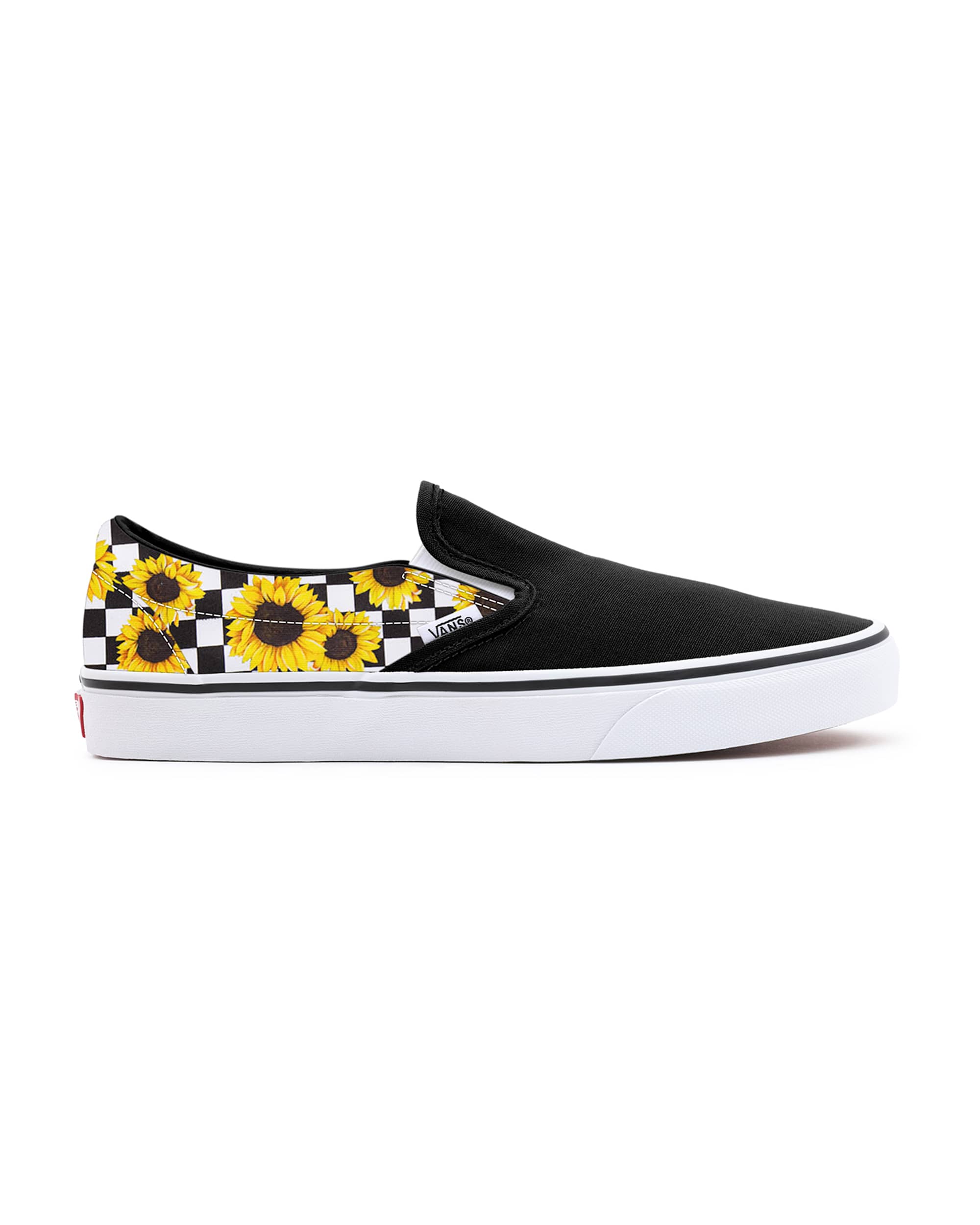 Personalisierbare Sunflower SlipOn VANS GelbSchwarz ALT1