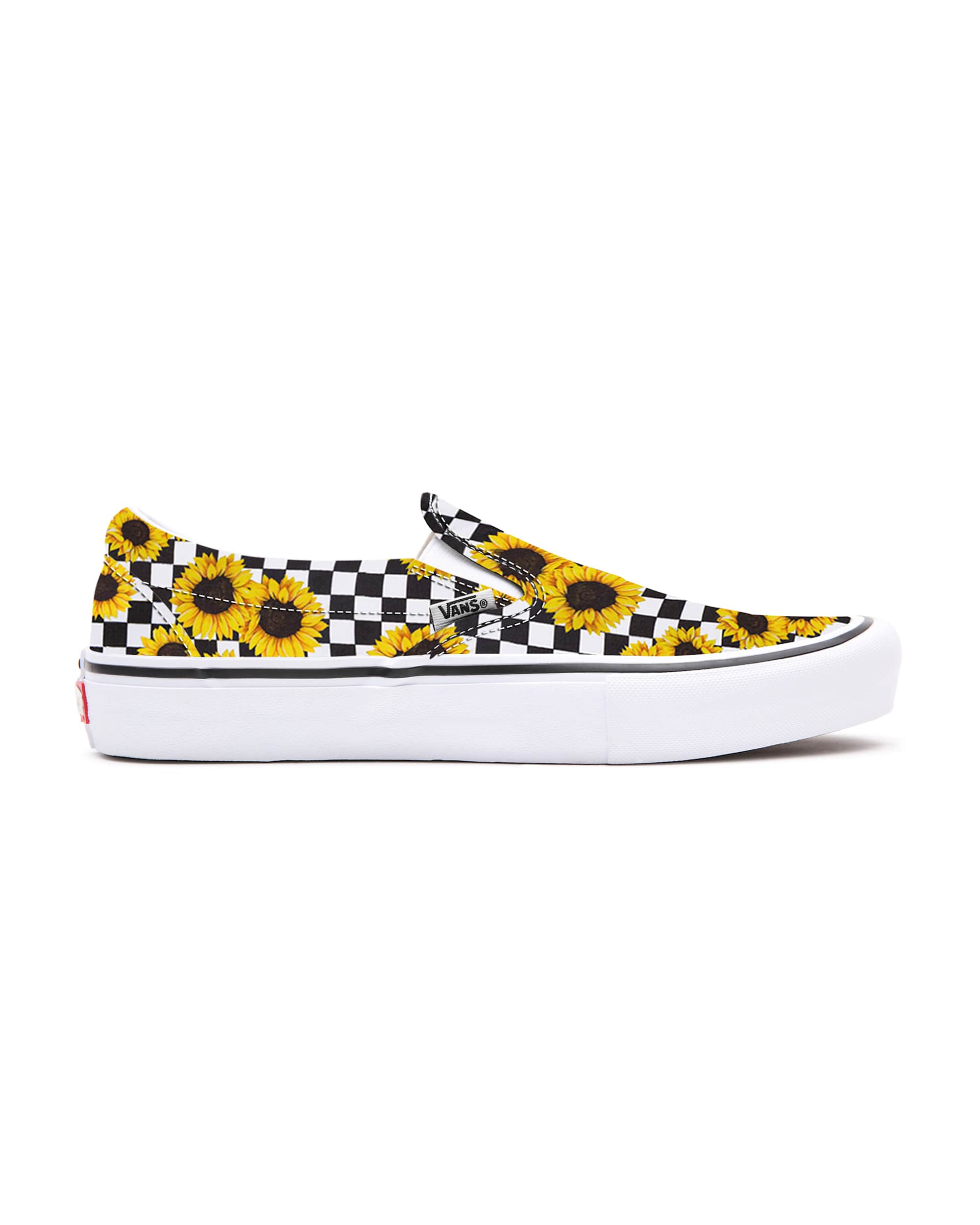 Personalisierbare Sunflower SlipOn VANS Gelb ALT1