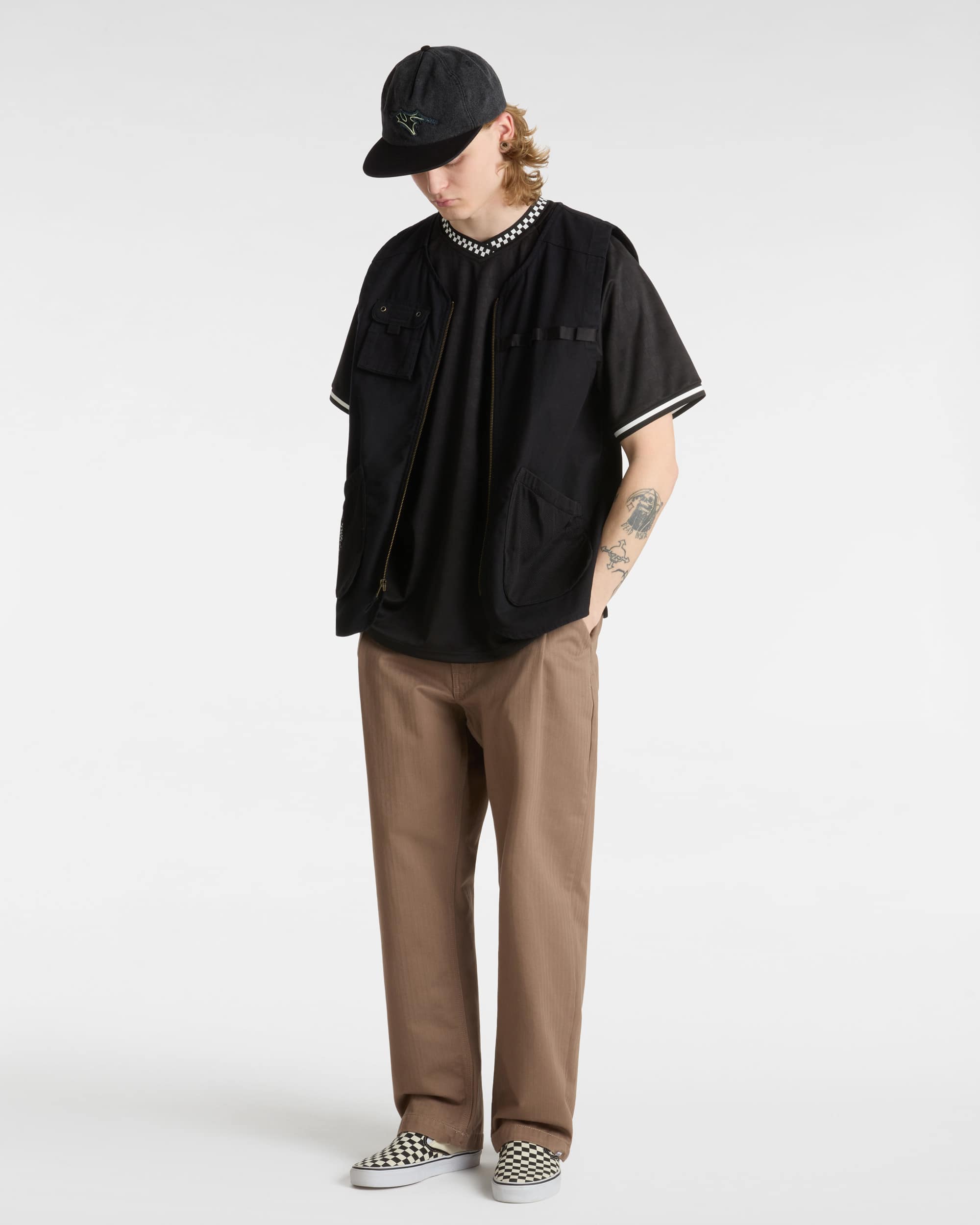 Pantalon pliss ample Skate VANS Marron ALT5
