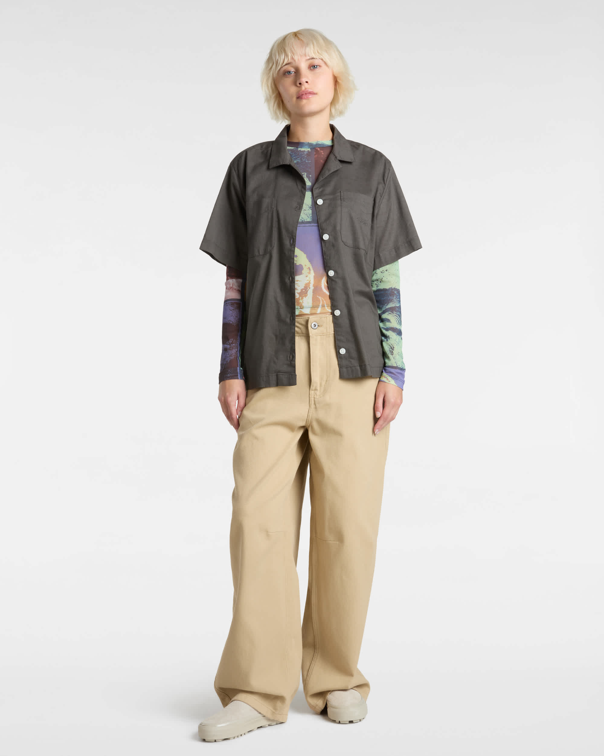 Haut en maille  manches longues Ludlow VANS Bleu ALT4