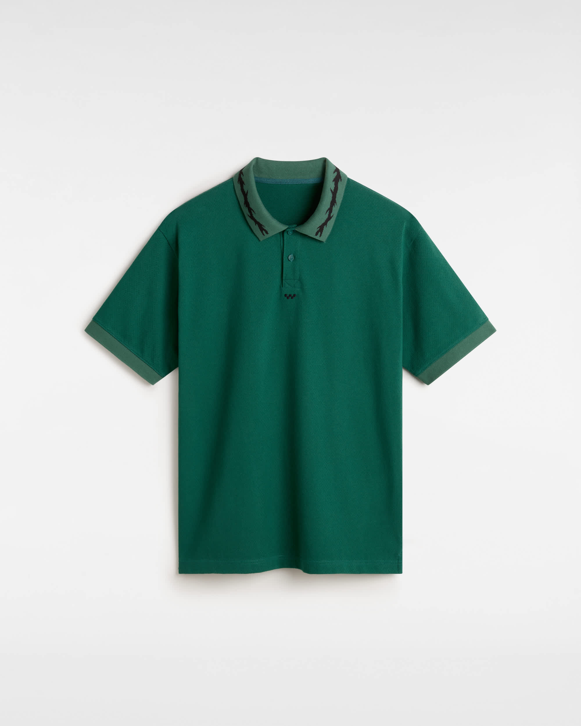 Polo en maille Skate VANS Vert HERO