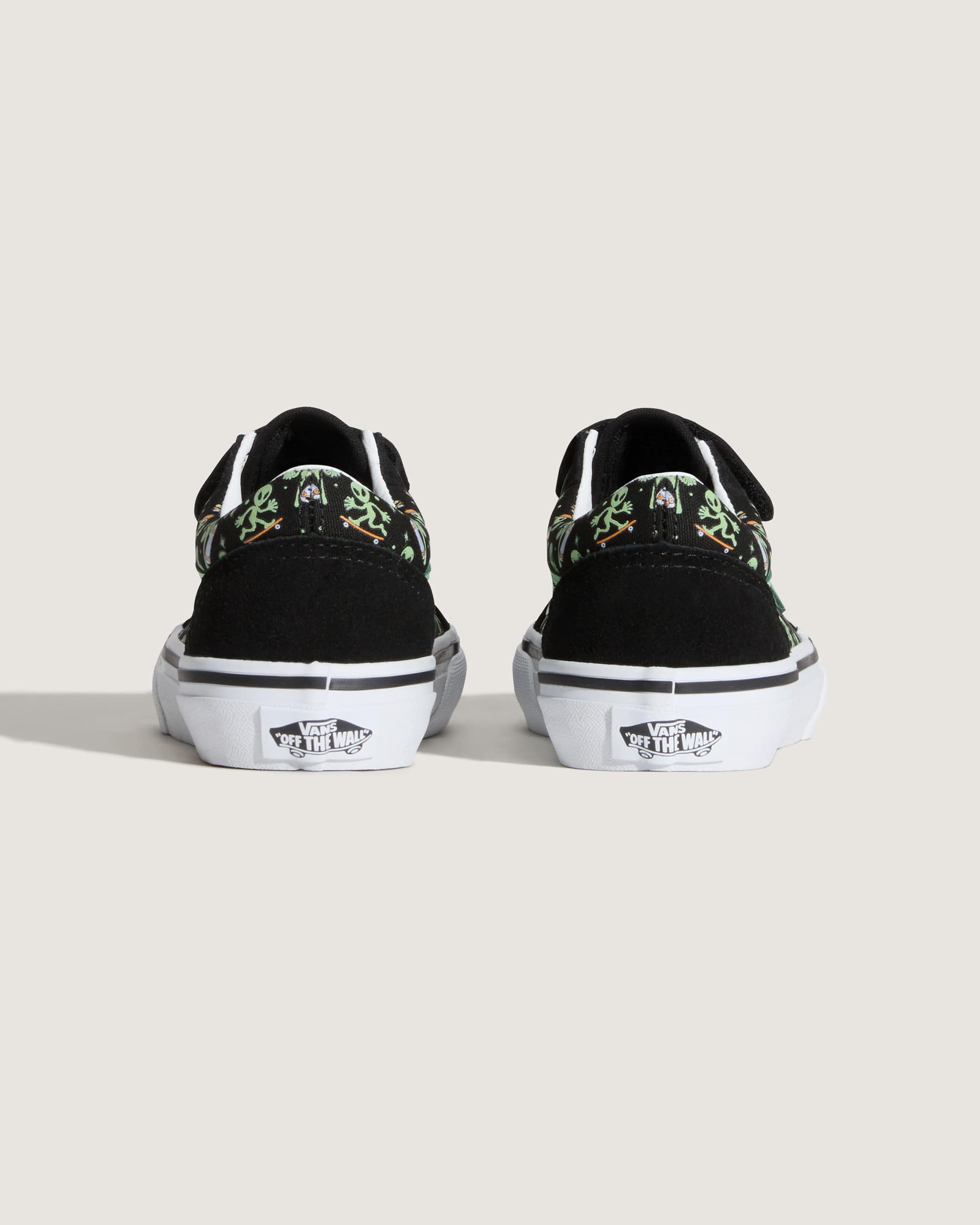 Zapatillas Old Skool V de nios 48 aos VANS NegroVerde ALT3