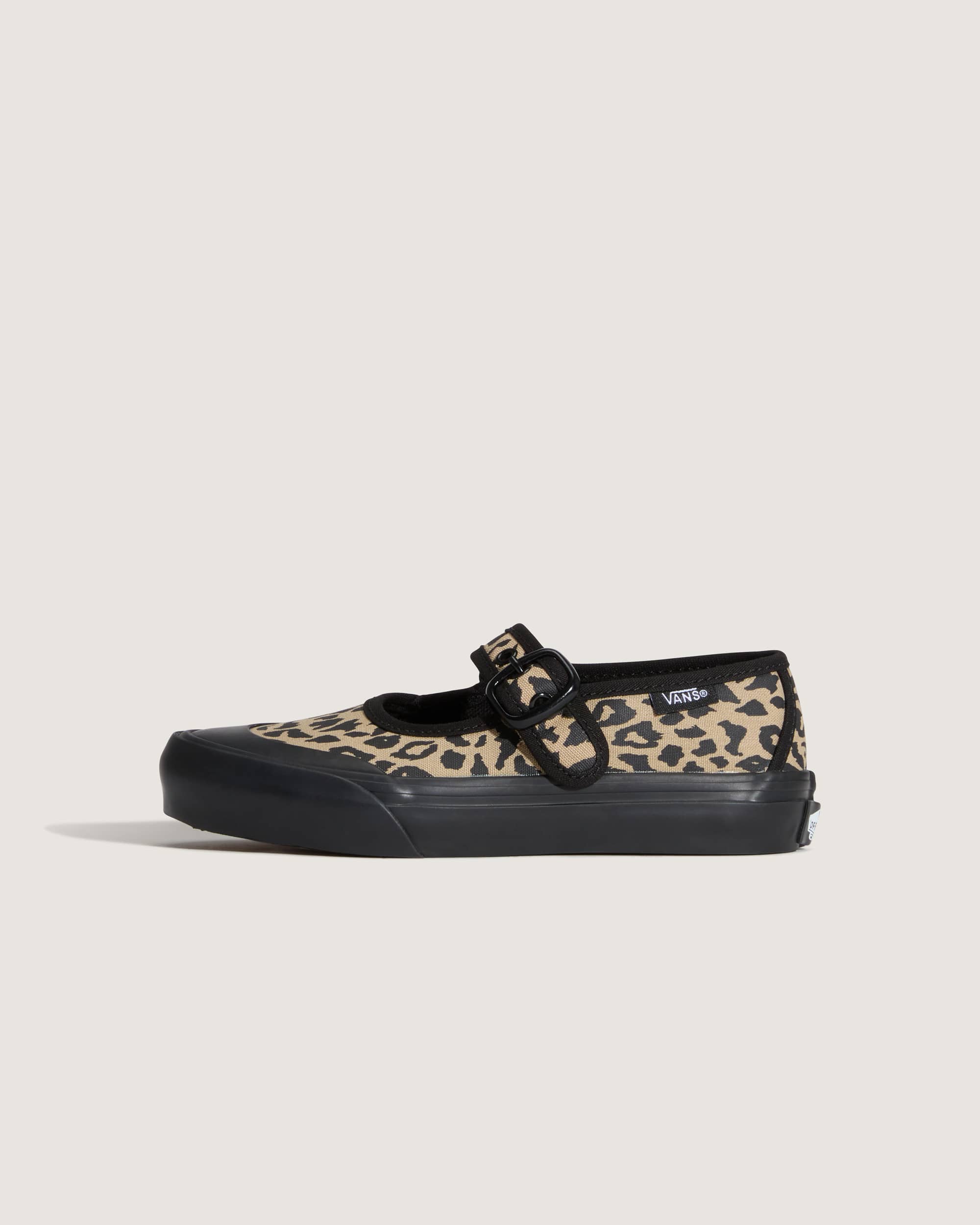 Kids Mary Jane Leopard Shoes 48 Years VANS Black HERO