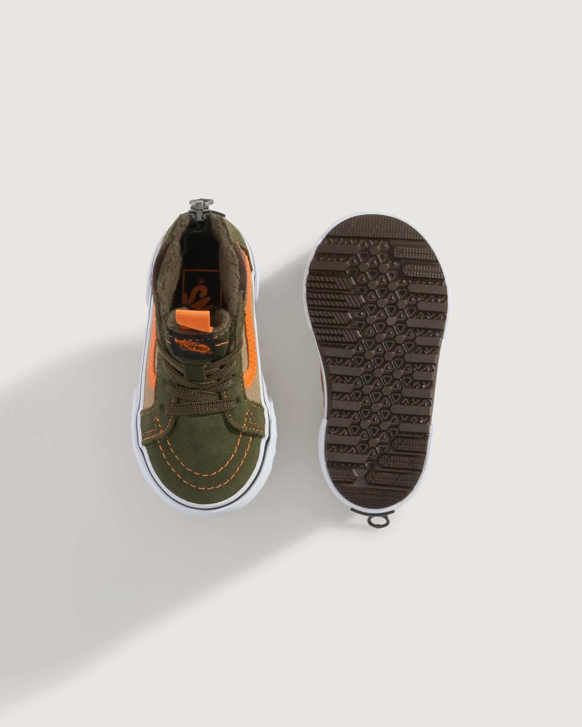 Scarpe Bambinoa Sk8Hi Zip Gum 14 anni VANS Verde ALT2