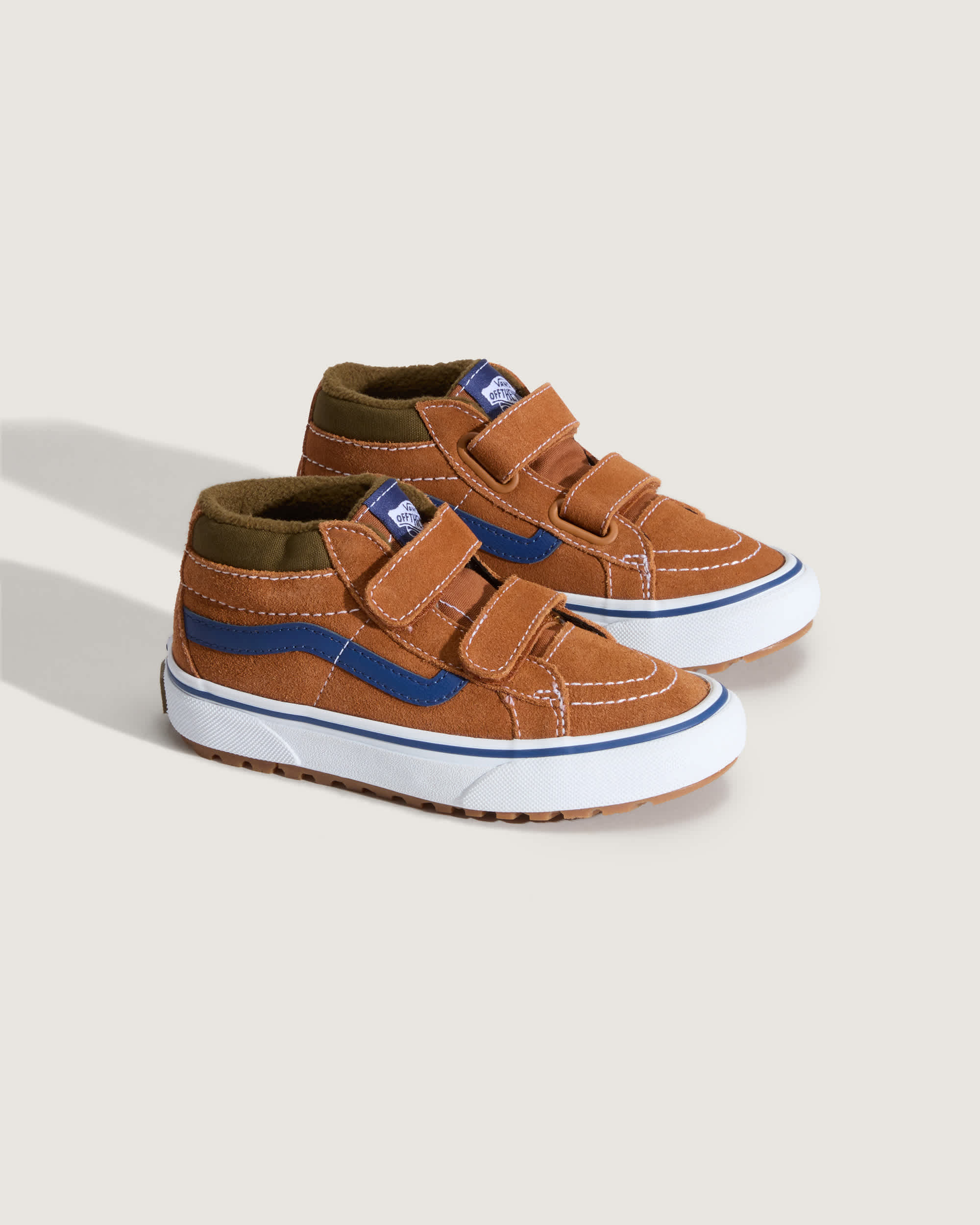 Kids Sk8Mid Shoes 48 Years VANS OrangeBrown ALT1