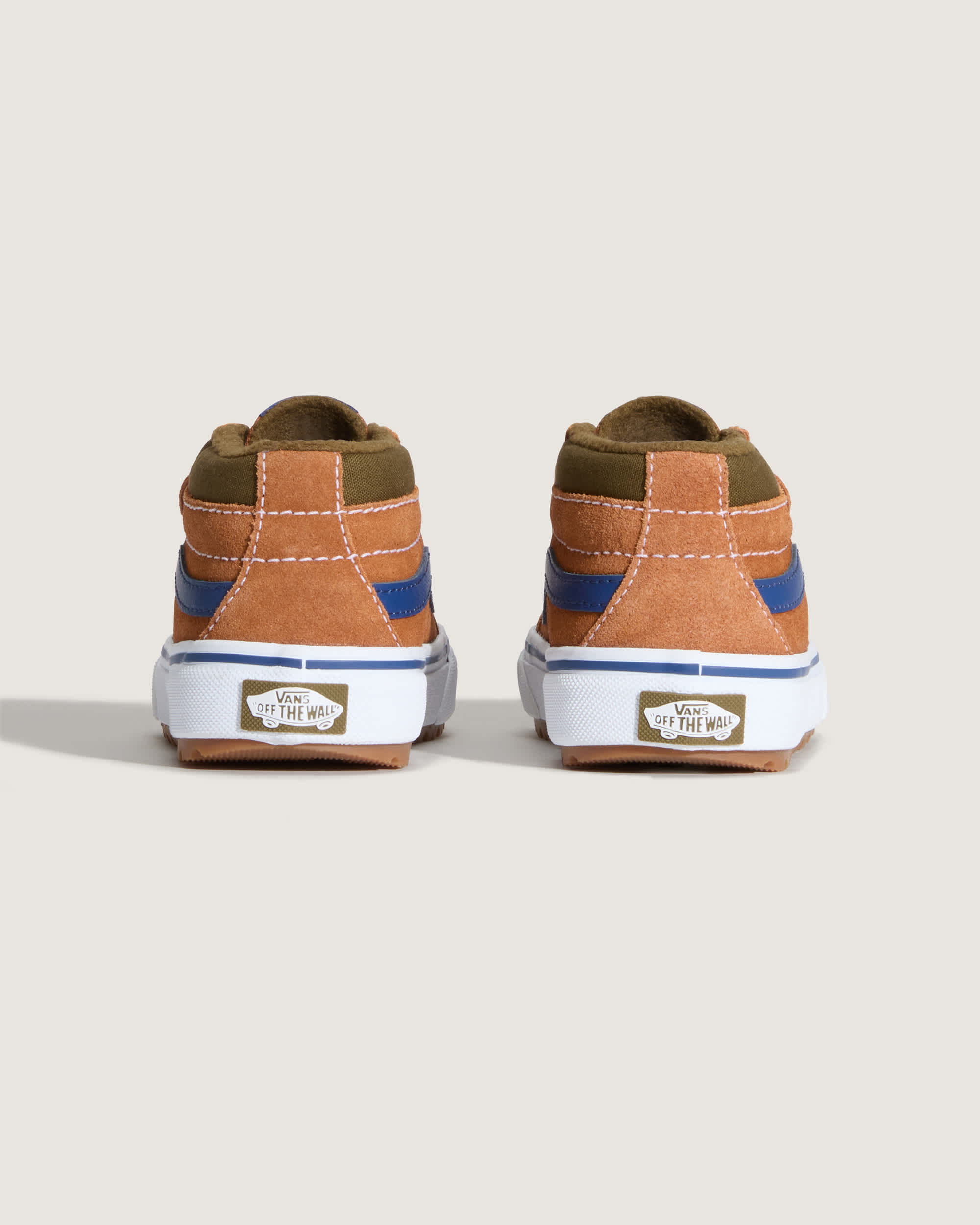Kids Sk8Mid Shoes 48 Years VANS OrangeBrown ALT3