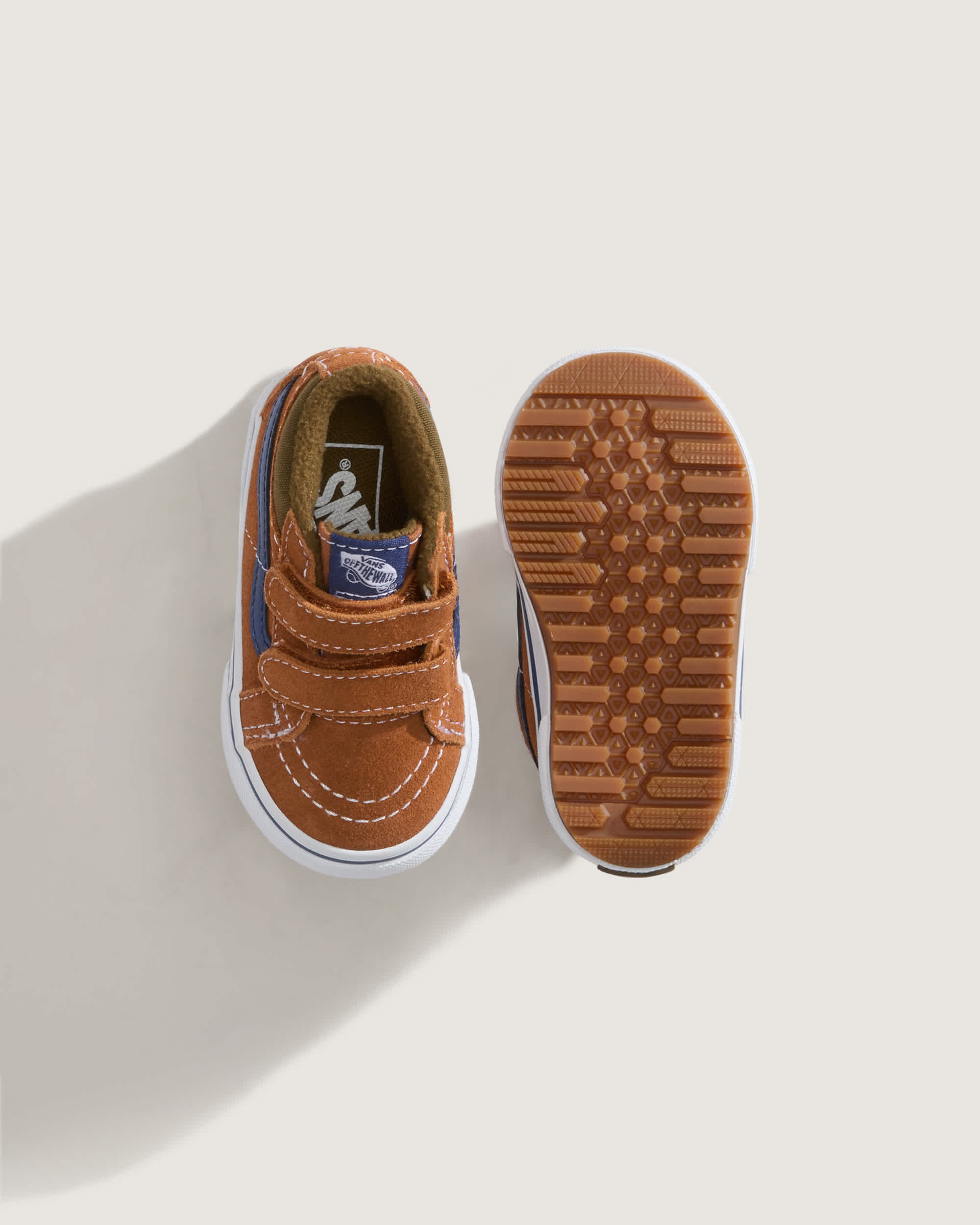 Kleinkinder Sk8Mid Schuhe 14 Jahre VANS OrangeBraun ALT2