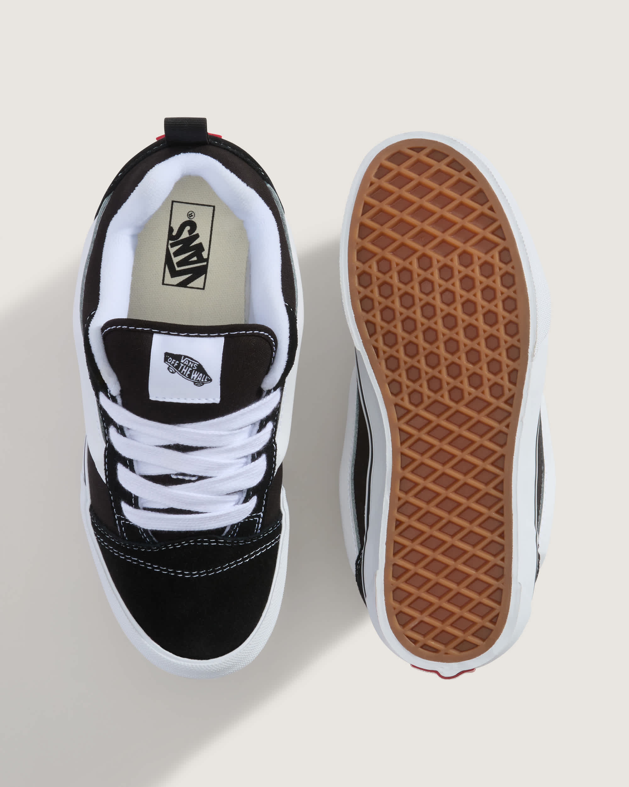 Jugendliche Knu Skool Schuhe 814 Jahre VANS Schwarz ALT2