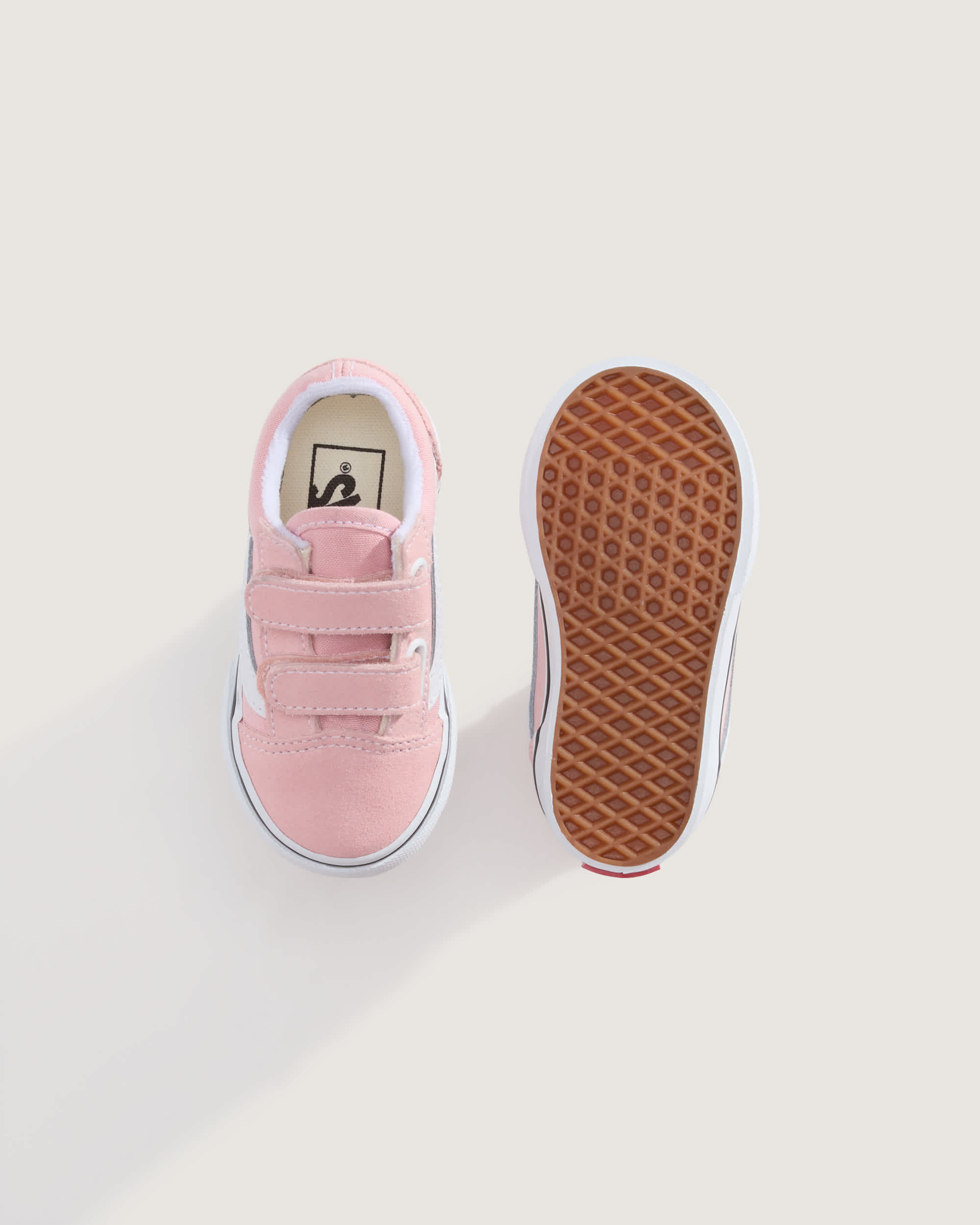 Kleinkinder Old Skool Schuhe mit Klettverschluss 14 Jahre VANS Rosa ALT2