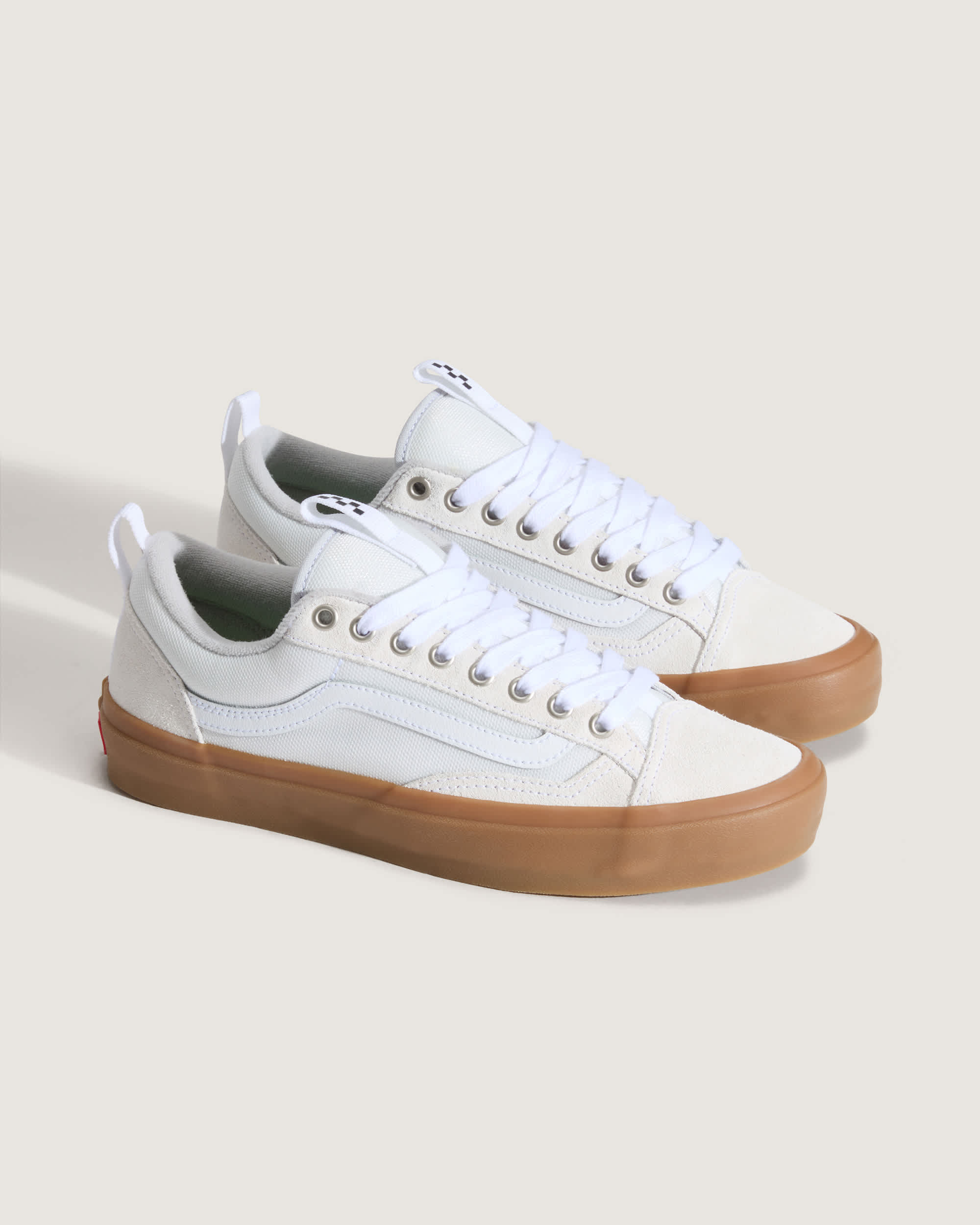 Chaussures Skate Old Skool 36 Gum VANS Blanc ALT1