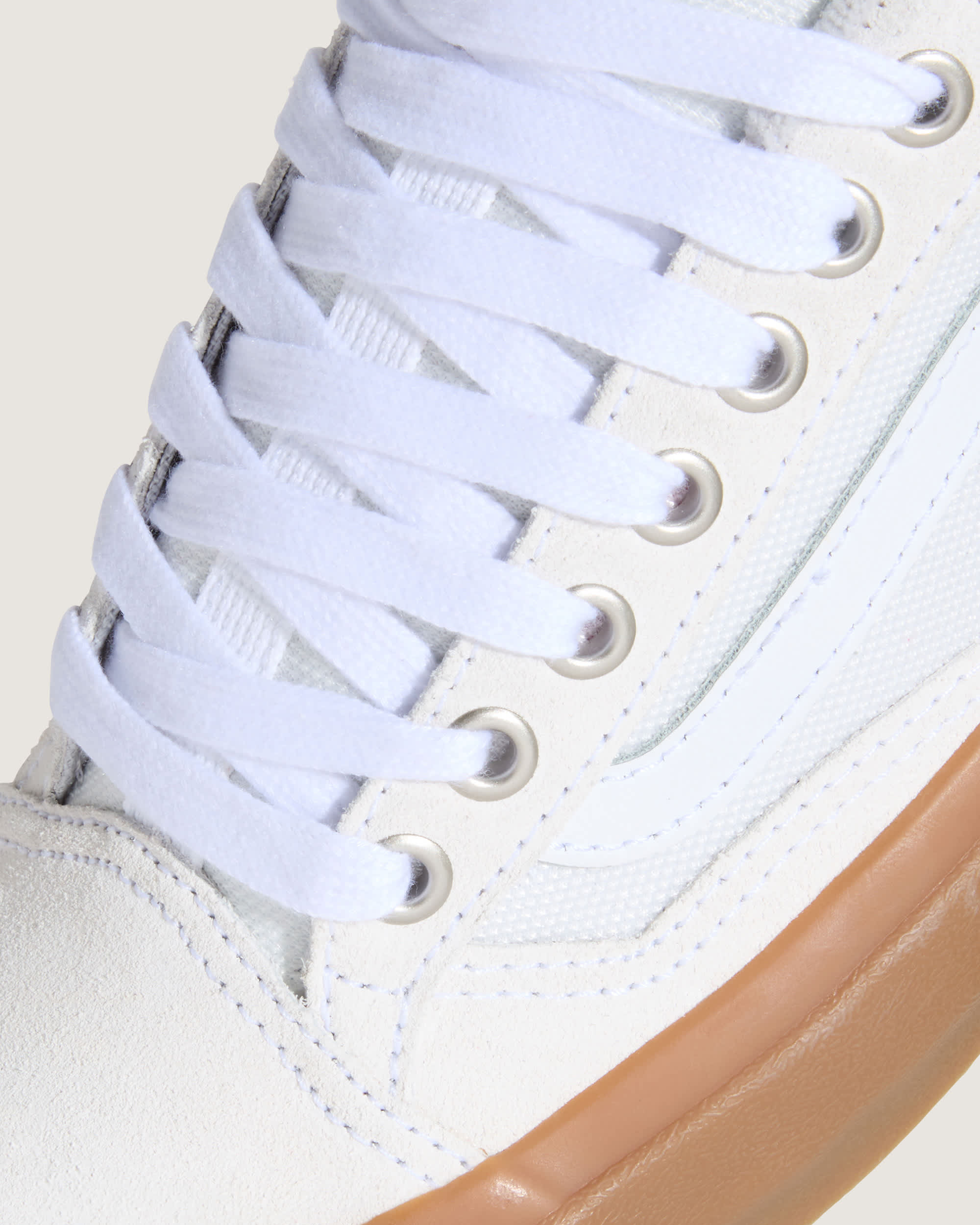 Chaussures Skate Old Skool 36 Gum VANS Blanc ALT7