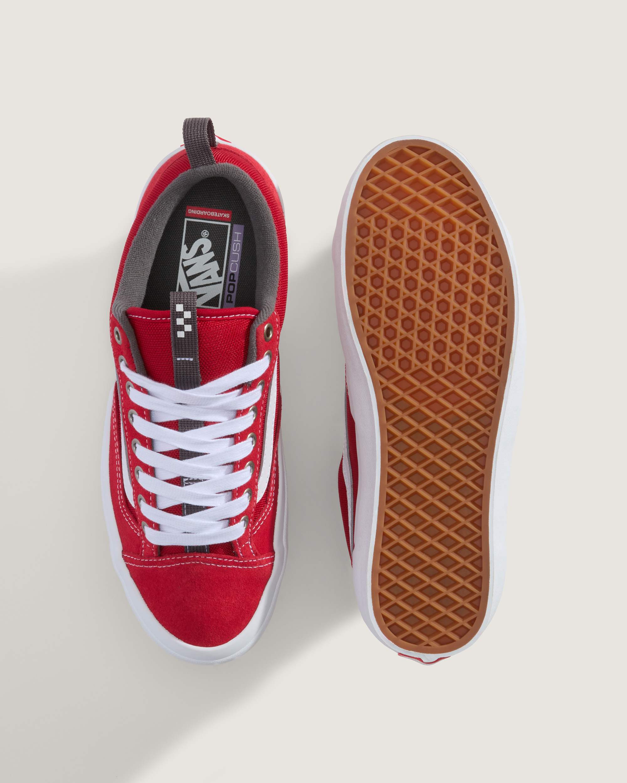 Skate Old Skool 36 Gummischuhe VANS Rot ALT2