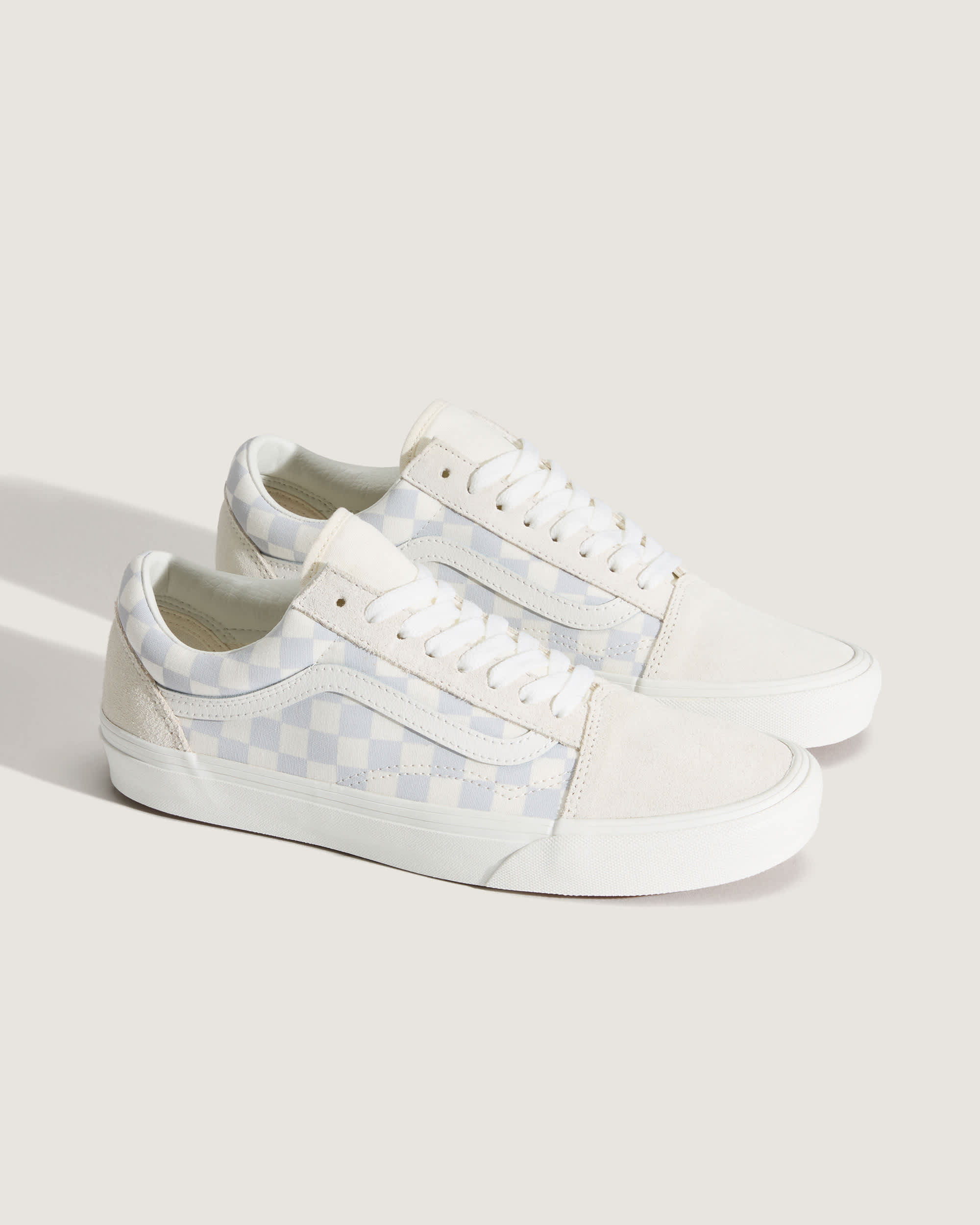 Old Skool Checkerboard Schuhe VANS Wei ALT1