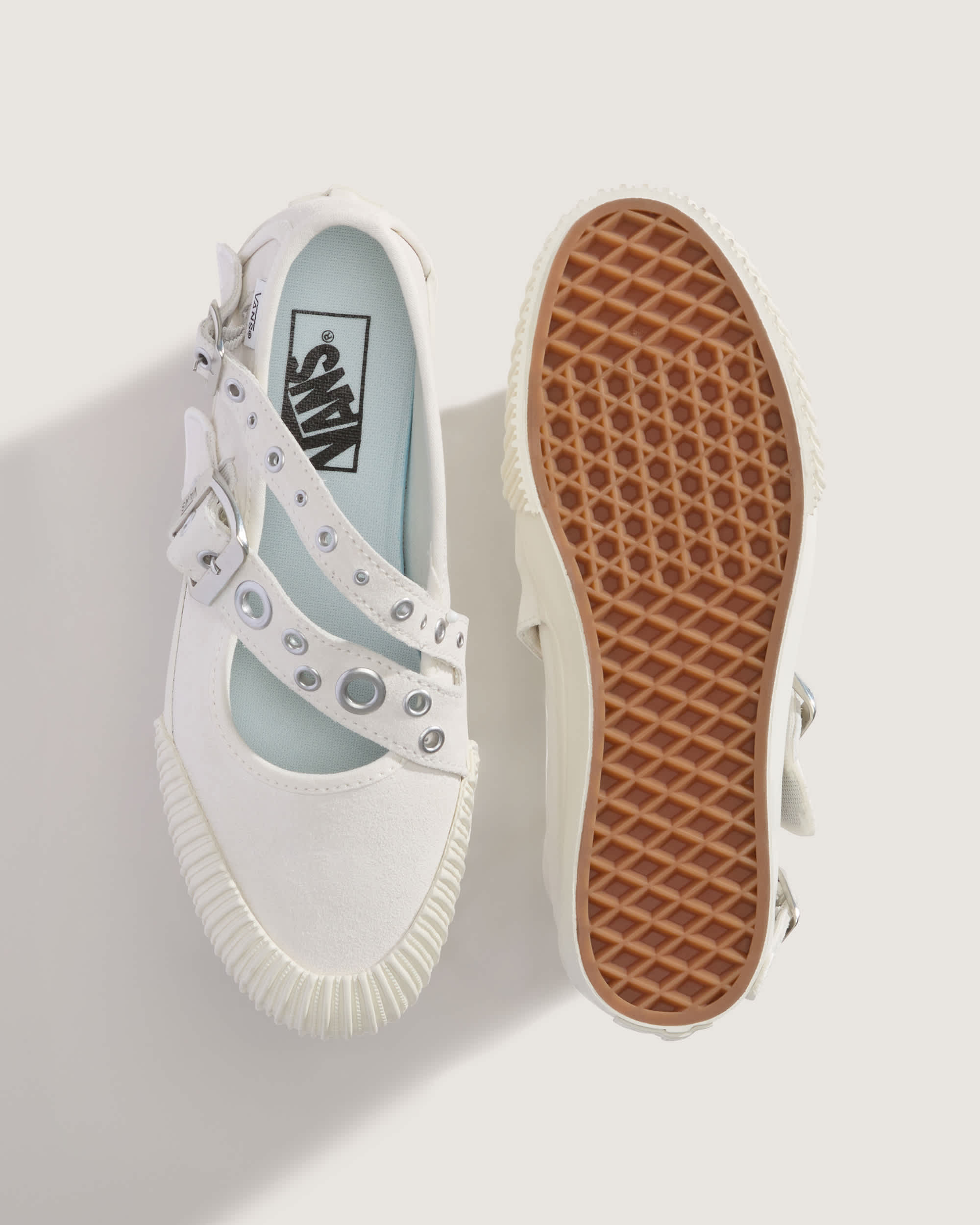 Scarpe con cinturini Mary Jane VANS Bianco ALT2