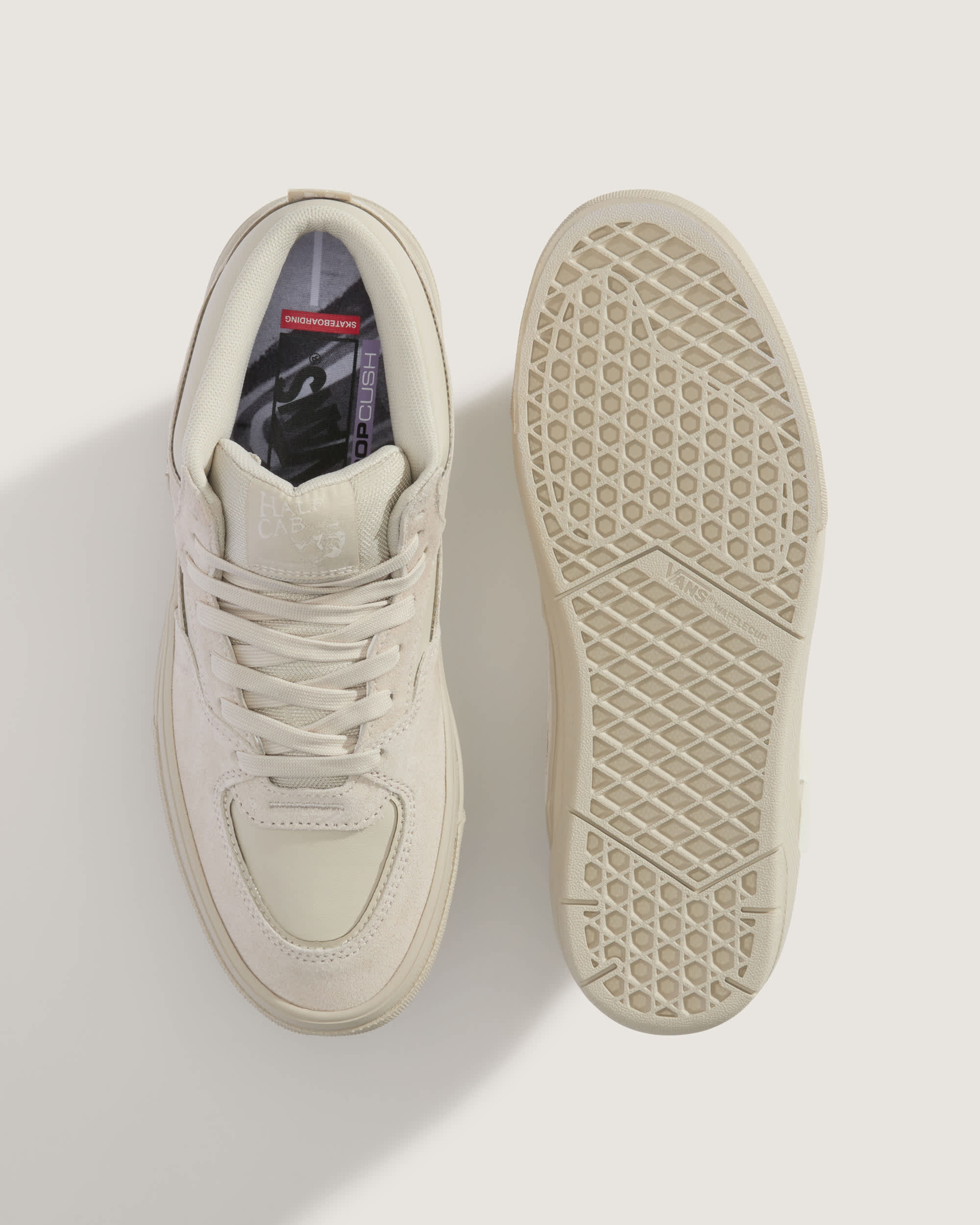 Skate Half Cab Wafflecup Schuhe VANS Beige ALT2