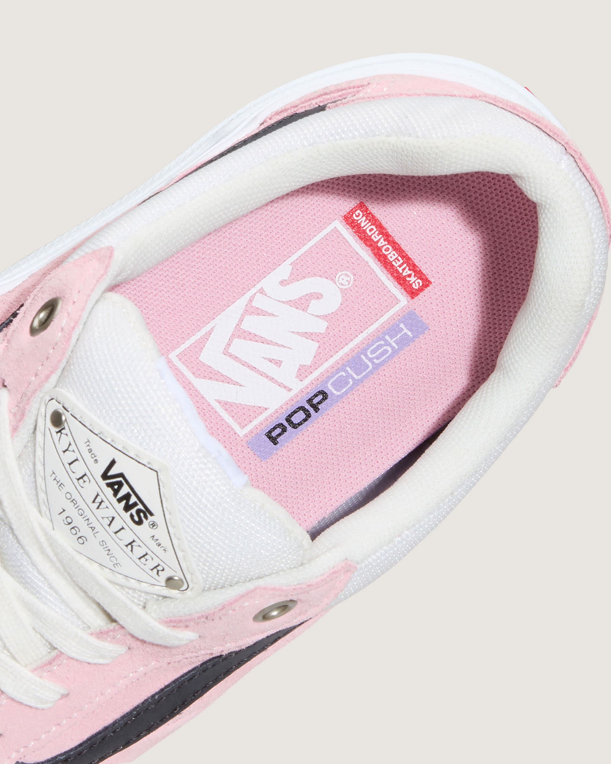 Scarpe wafflecup Skate Kyle Walker VANS Rosa ALT6