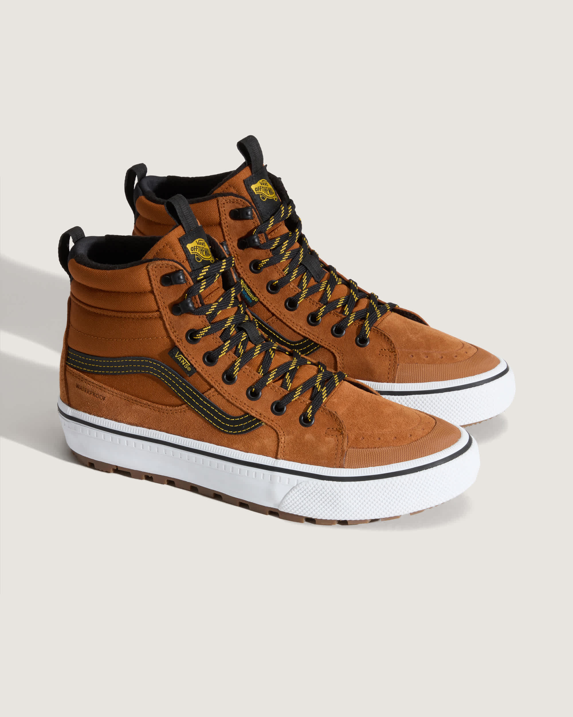 Ocieplane buty Sk8Hi Waterproof VANS PomaraczowyBrzowy ALT1