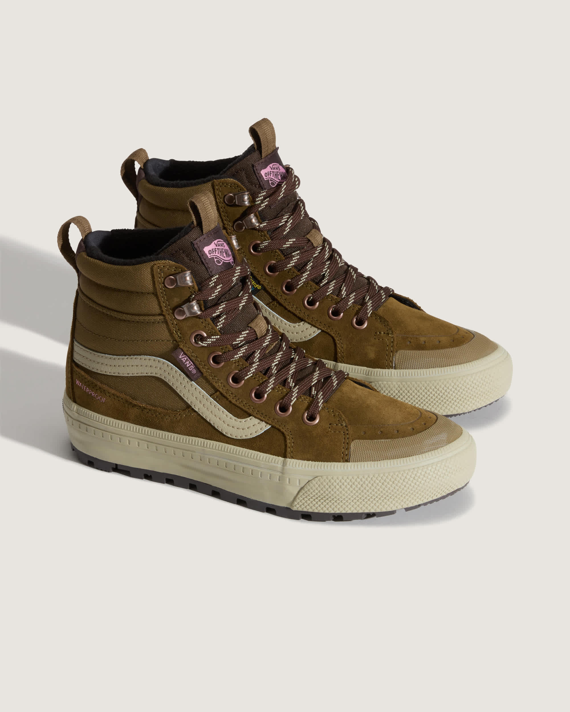 Sk8Hi Waterproof Insulated Schuhe VANS BraunRosa ALT1