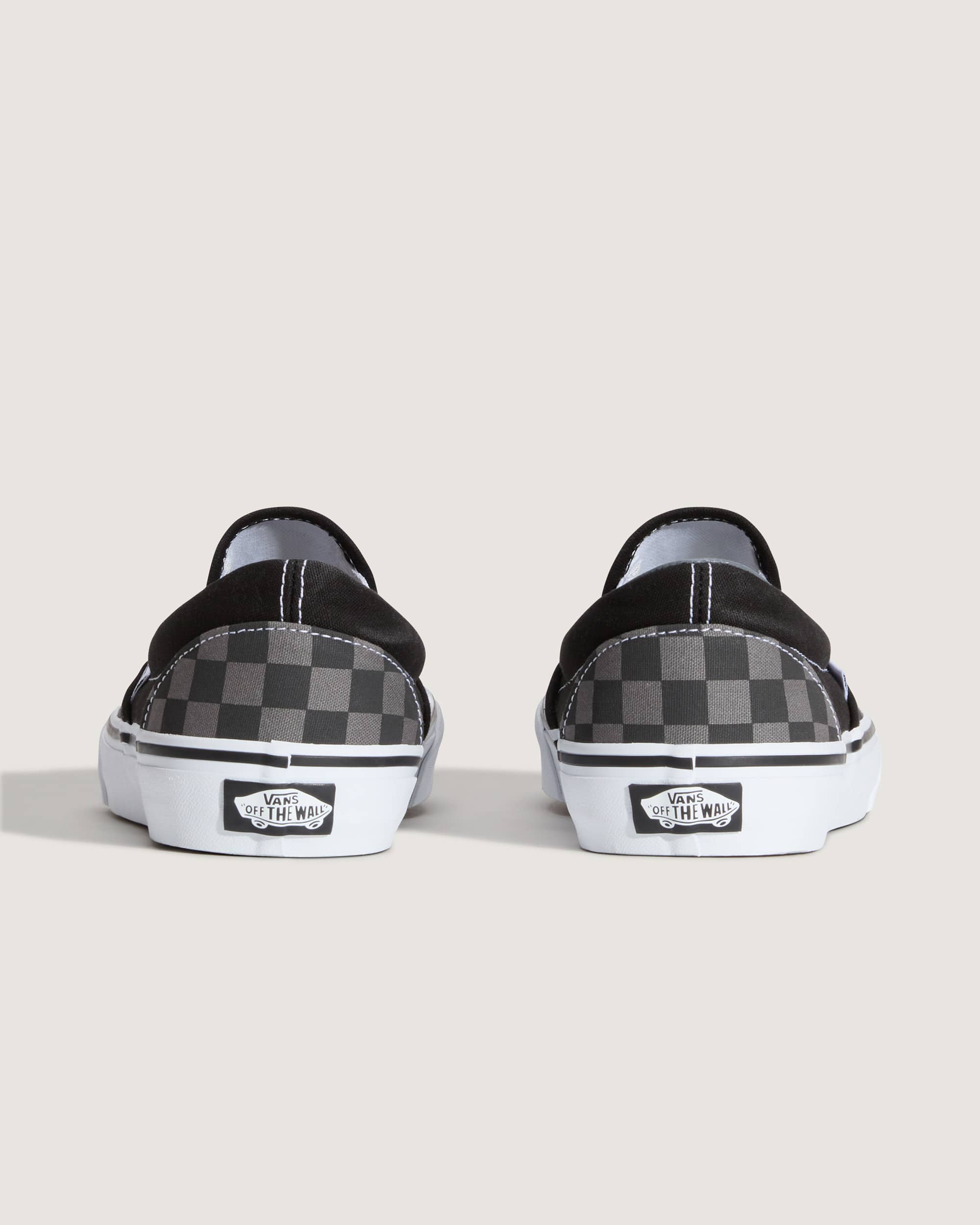 Chaussures Checkerboard Classic SlipOn VANS NoirGris ALT3