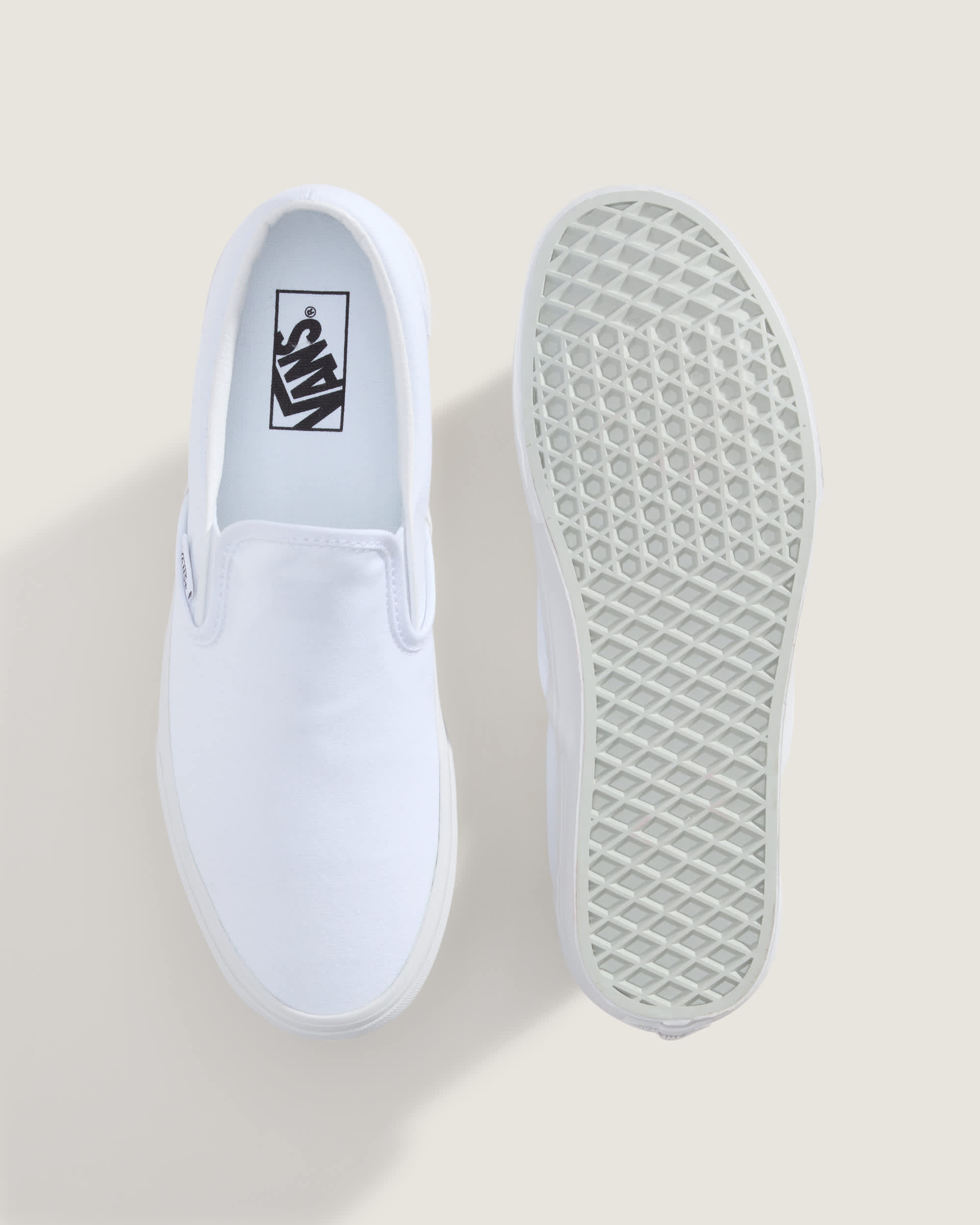 Classic SlipOn Schuhe VANS Wei ALT2