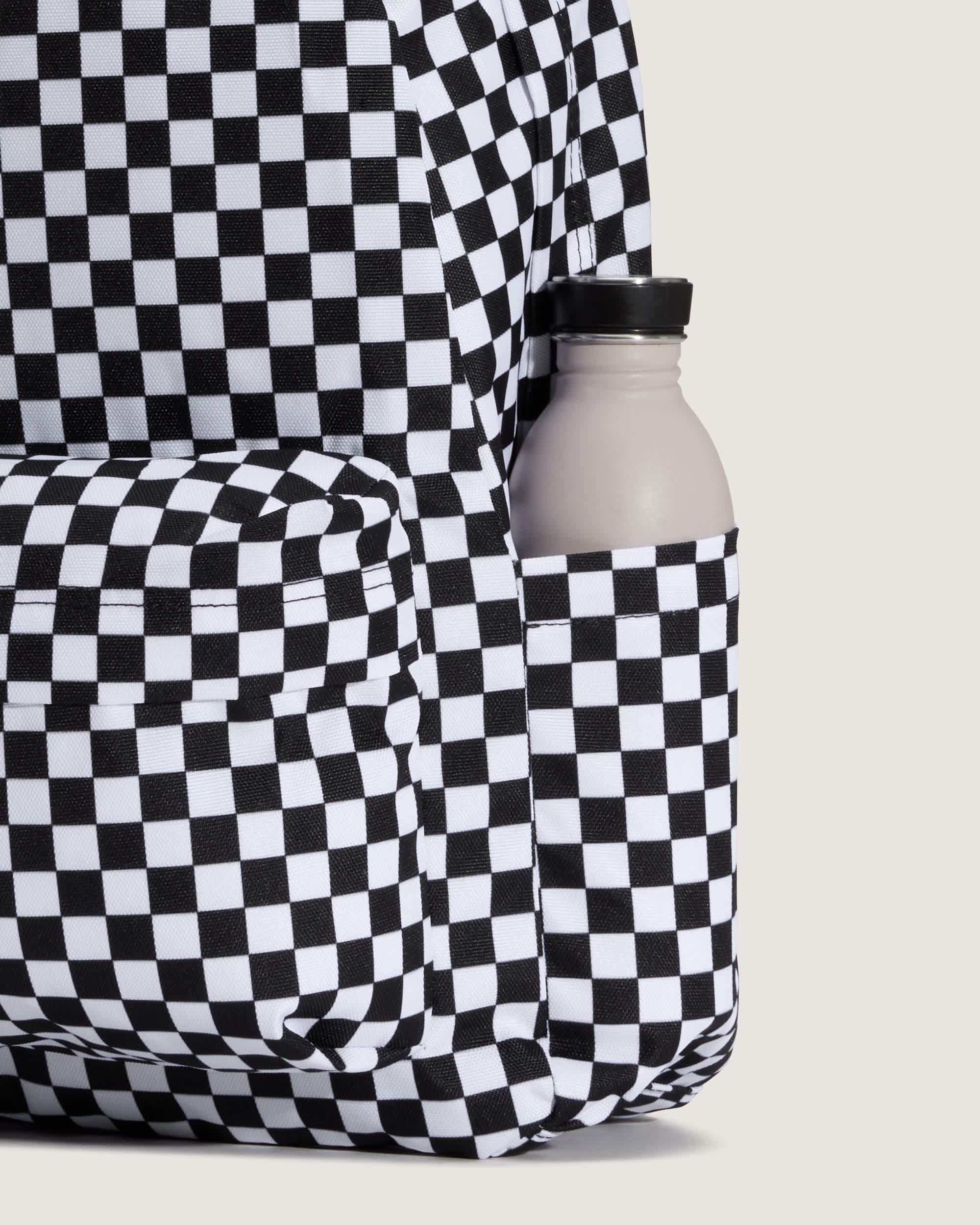 Old Skool Check Rucksack VANS Schwarz ALT3